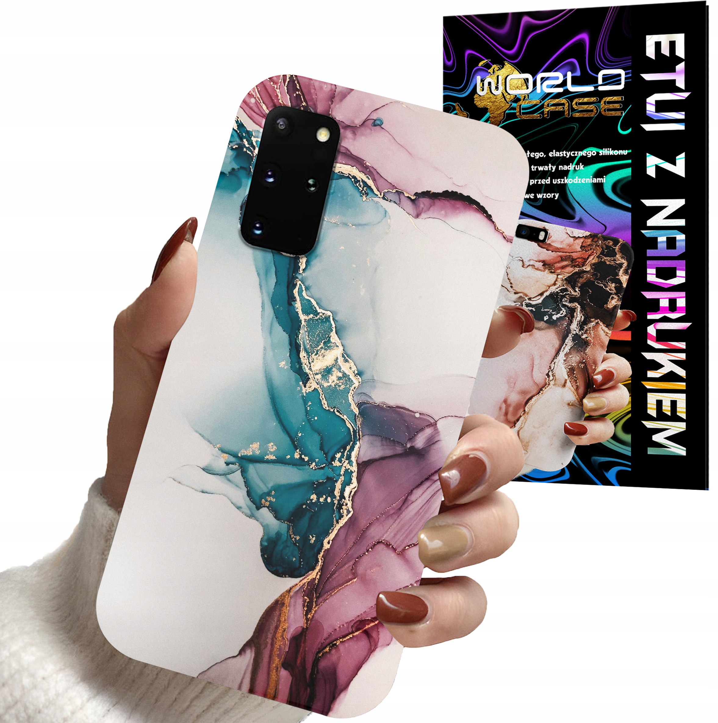 ETUI CASE DO SAMSUNG S20+ plus - MARMUR WZORY DLA KOBIET PLECKI OBUDOWA