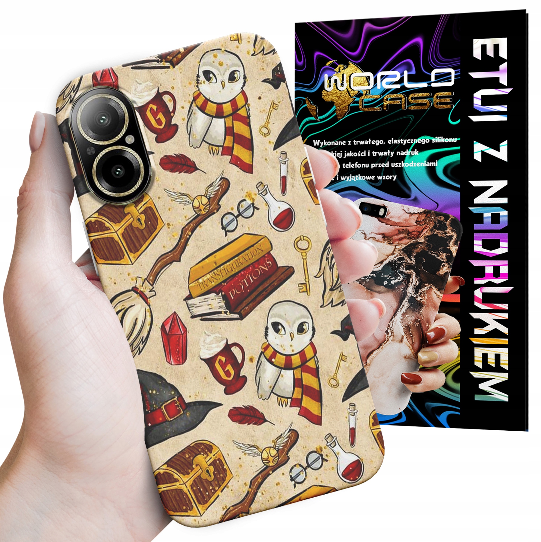 ETUI CASE DO REALME C67 4G - WZORY DLA FANÓW ŚWIATA MAGII