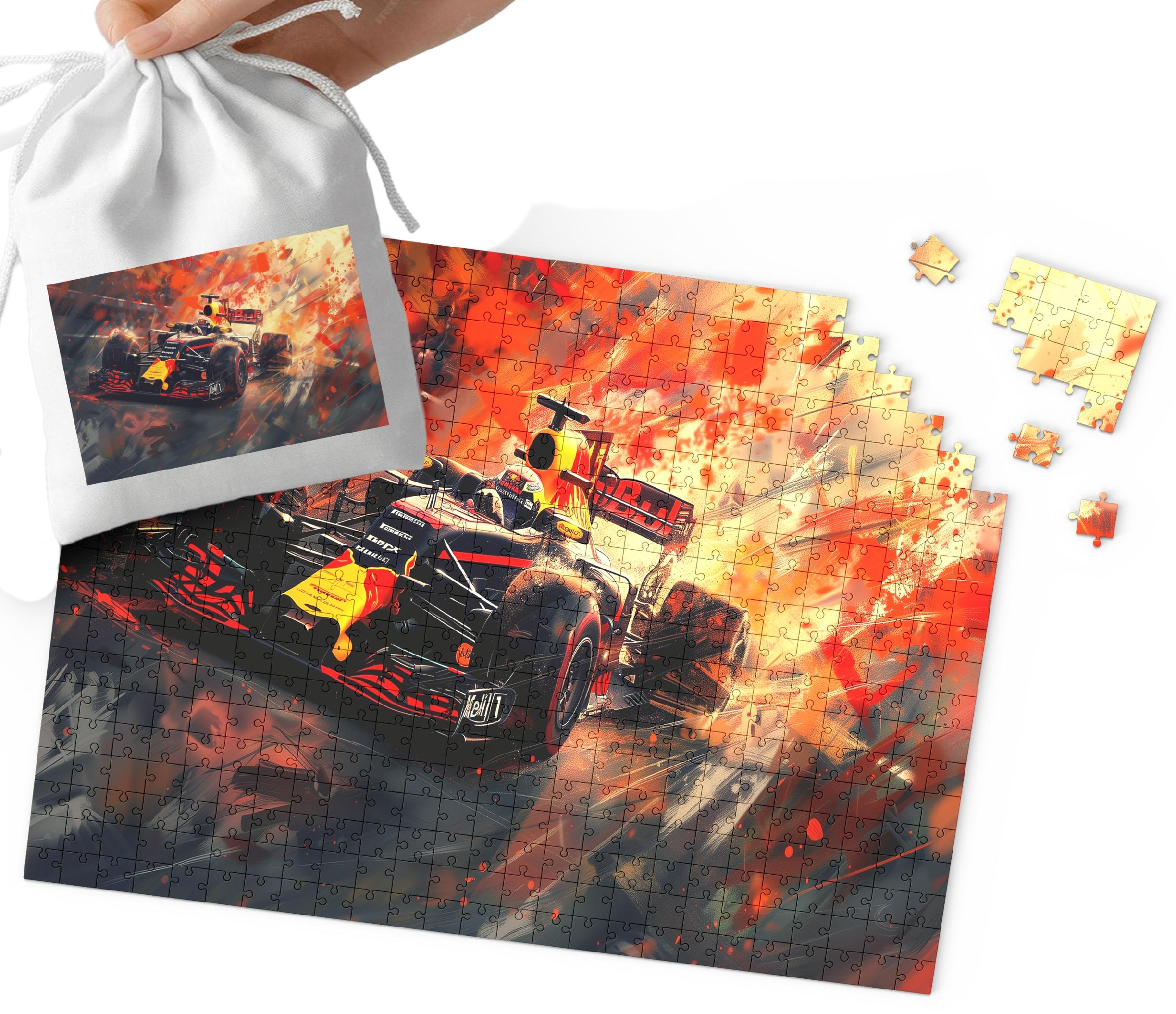 PUZZLE - FORMUŁA 1 F1 SUPER WZORY 96EL + WORECZEK