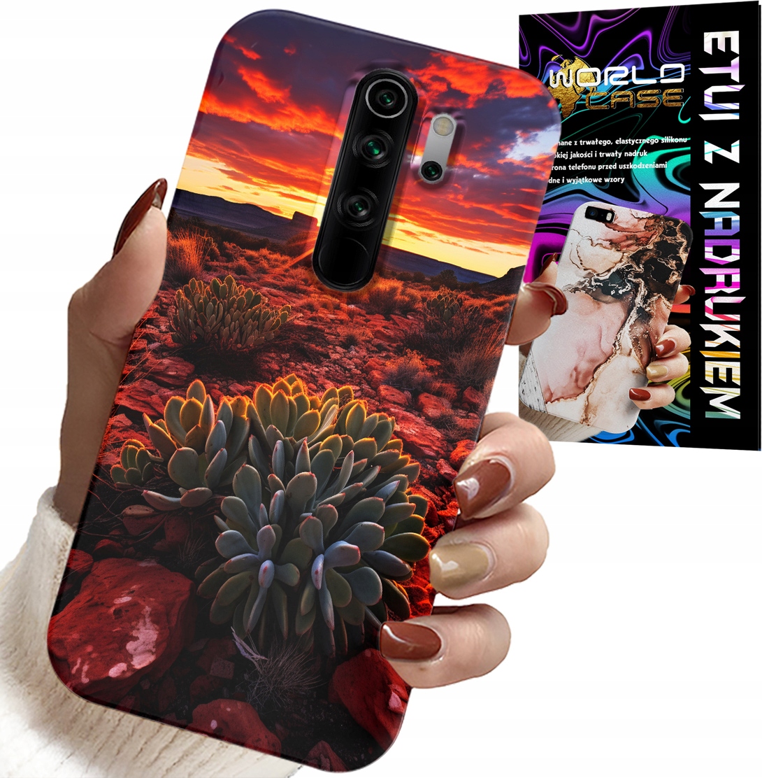 ETUI DO XIAOMI REDMI 9 - MEKSYKAŃSKA PUSTYNIA WIDOKI CASE + SZKŁO