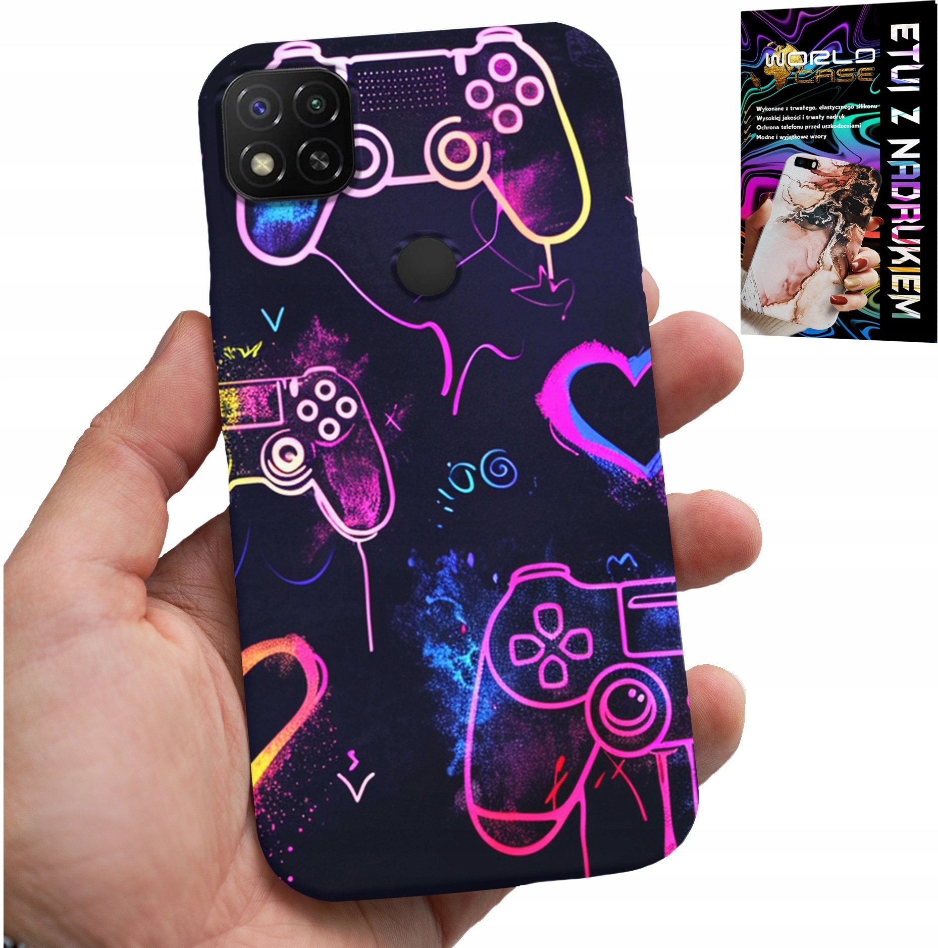ETUI DO XIAOMI REDMI 9C - CASE DLA GRACZA, GRA, WZORY DLA GAMERA