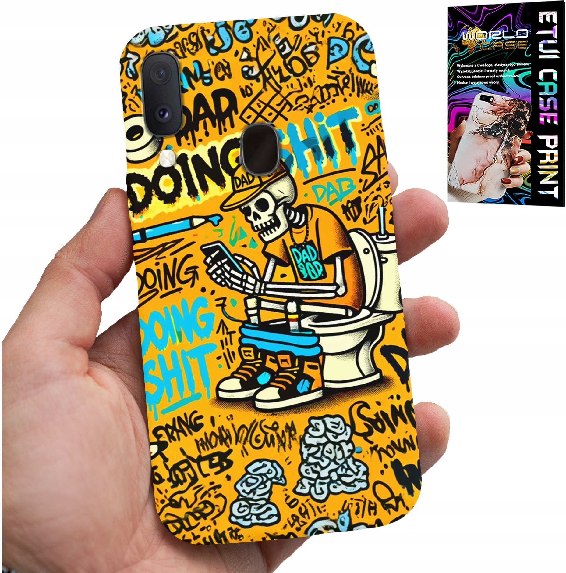 ETUI DO SAMSUNG GALAXY A40 - DOING SHIT KOŚCIOTRUP NA KIBLU CASE