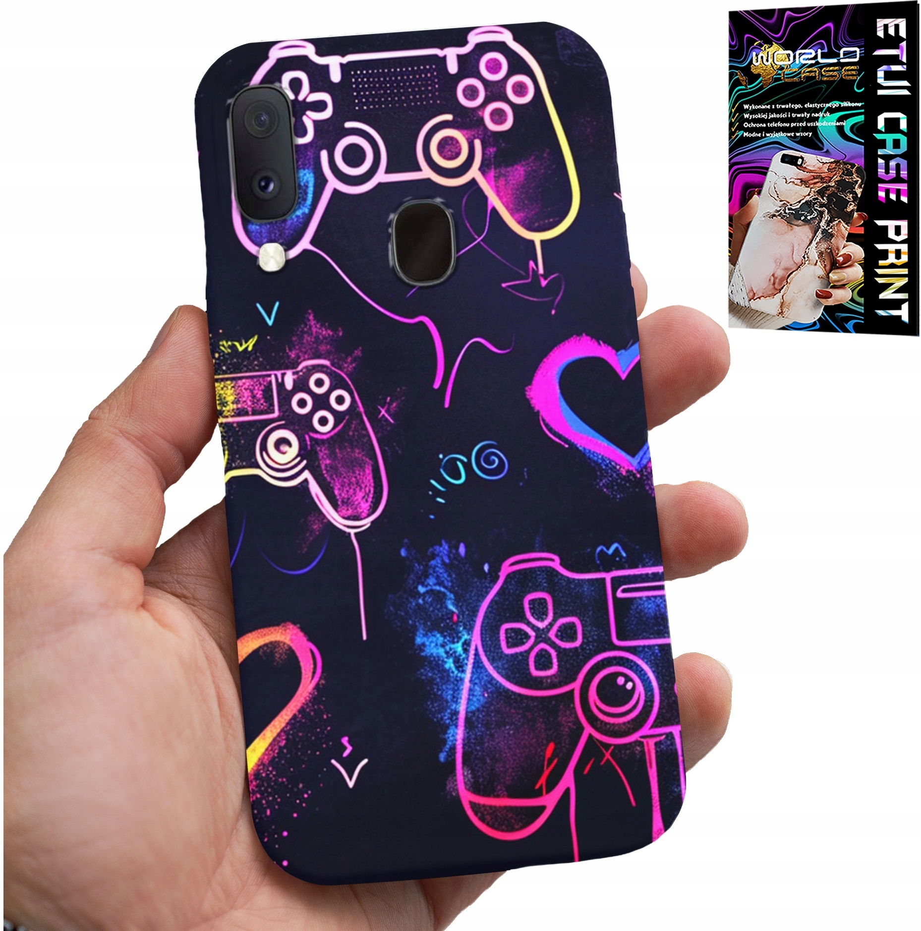 ETUI DO SAMSUNG GALAXY A20E - CASE DLA GRACZA, GRA, WZORY DLA GAMERA