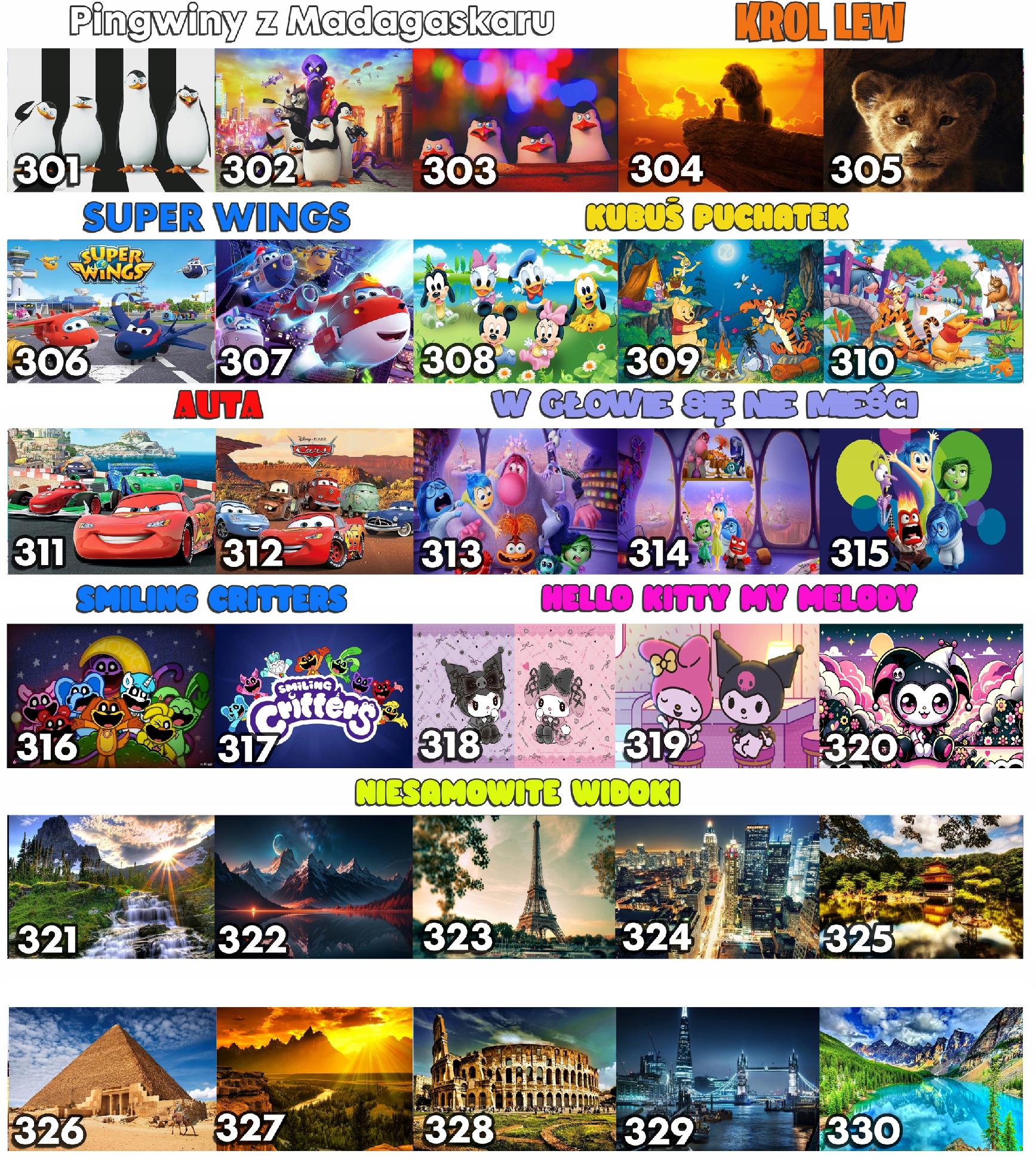 PUZZLE - SONIC WZORY Z BAJEK I GIER PREZENT DLA DZIECI 192el + WORECZEK