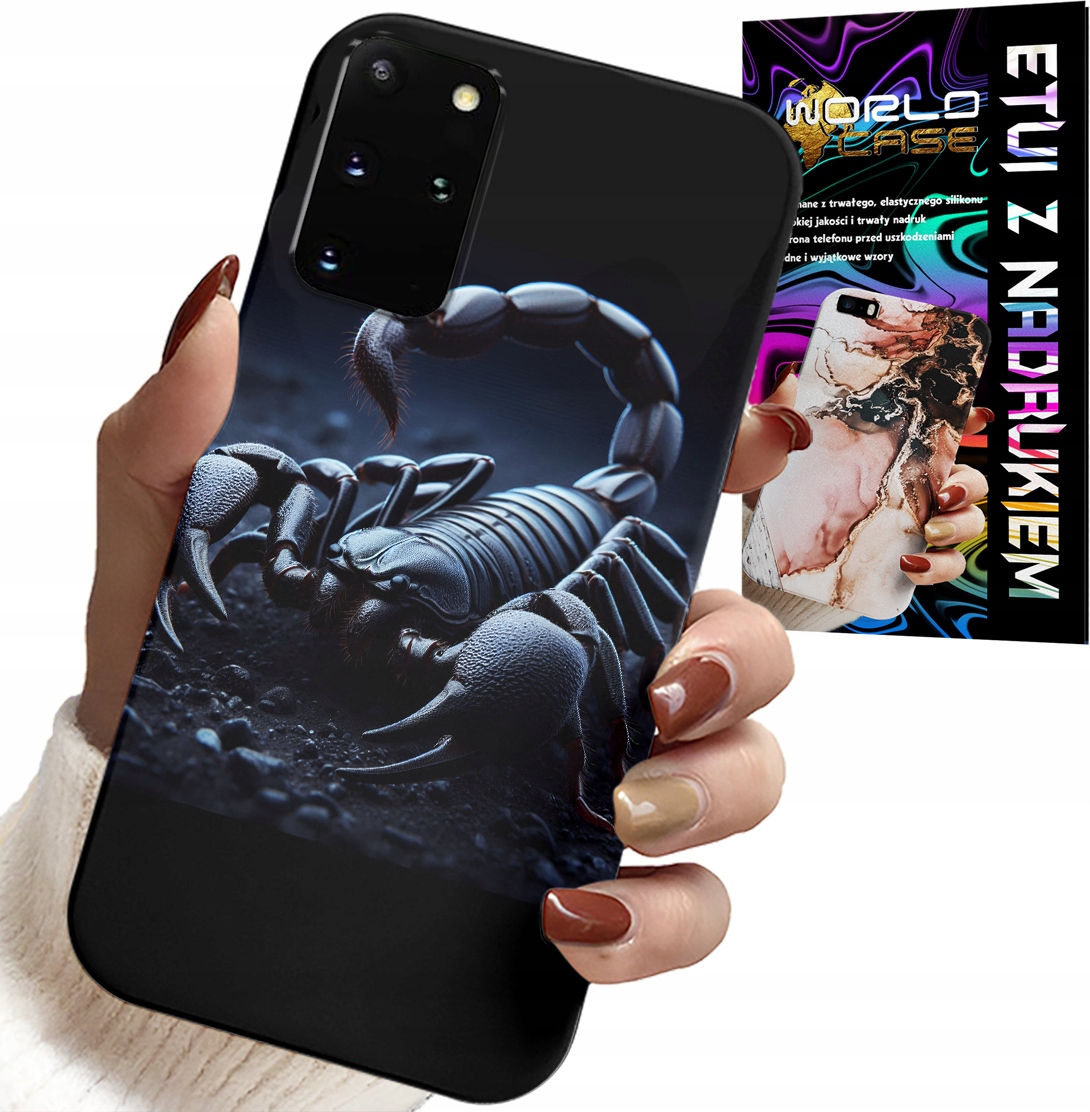 ETUI DO SAMSUNG GALAXY S20 PLUS - SKORPION, SKORPIONY + FOLIA HYDRO
