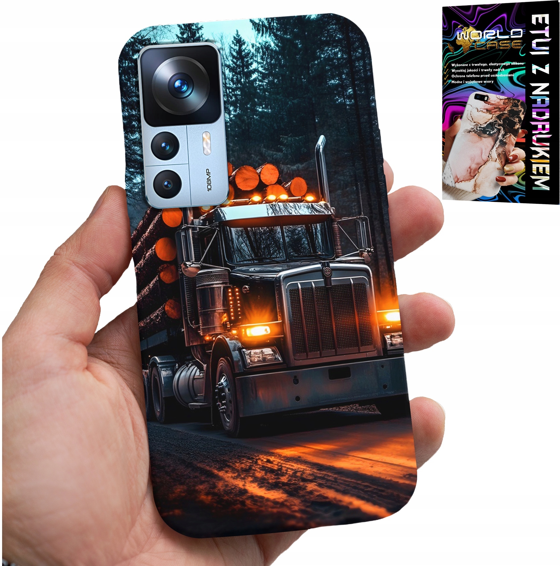 ETUI DO XIAOMI 12T / 12T PRO - TIR POJAZD CIĘŻAROWY PLECKI OBUDOWA CASE