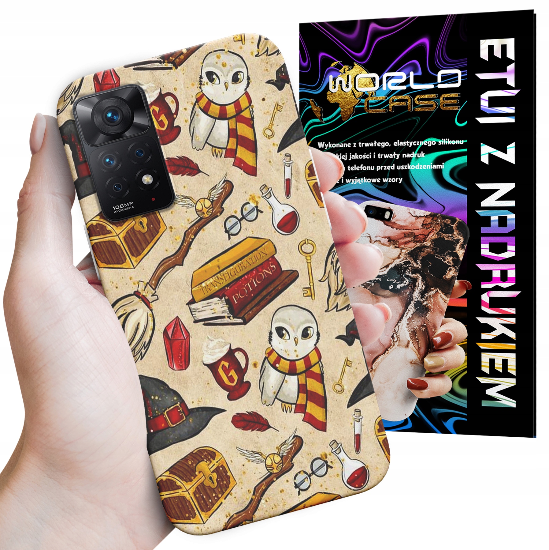 ETUI CASE DO XIAOMI NOTE 11 PRO - WZORY DLA FANÓW ŚWIATA MAGII