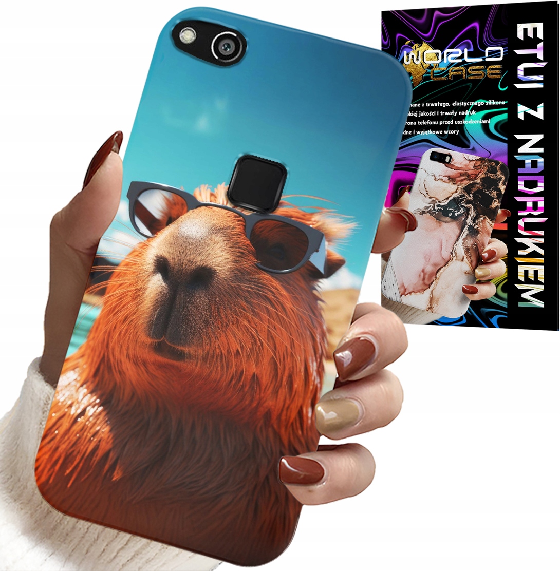 ETUI DO HUAWEI P9 LITE 2016 - SŁODKA KAPIBARA, CAPIBARA CASE + FOLIA