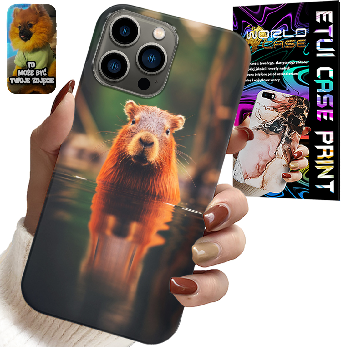 ETUI DO IPHONE 13 PRO - SŁODKA KAPIBARA, CAPIBARA, WIELE WZORÓW