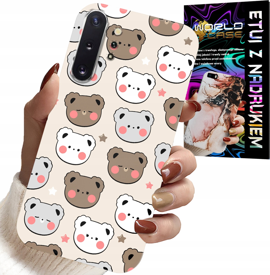 ETUI DO SAMSUNG NOTE 10 PLUS - MIŚ MISIE WZORY DLA NAJMŁODSZYCH + FOLIA