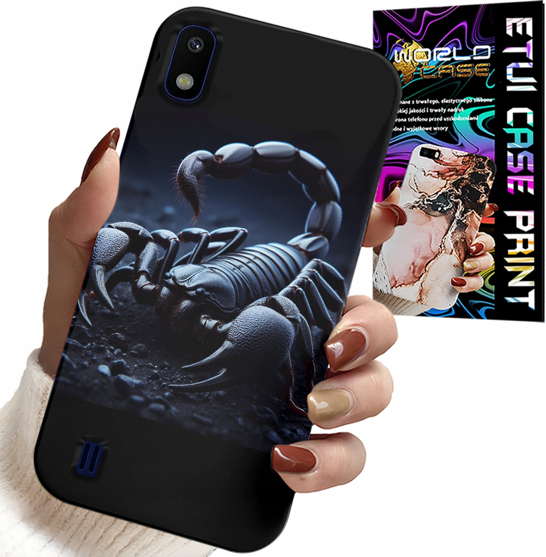 ETUI DO SAMSUNG A10 - SKORPION, SKORPIONY + FOLIA HYDROŻELOWA