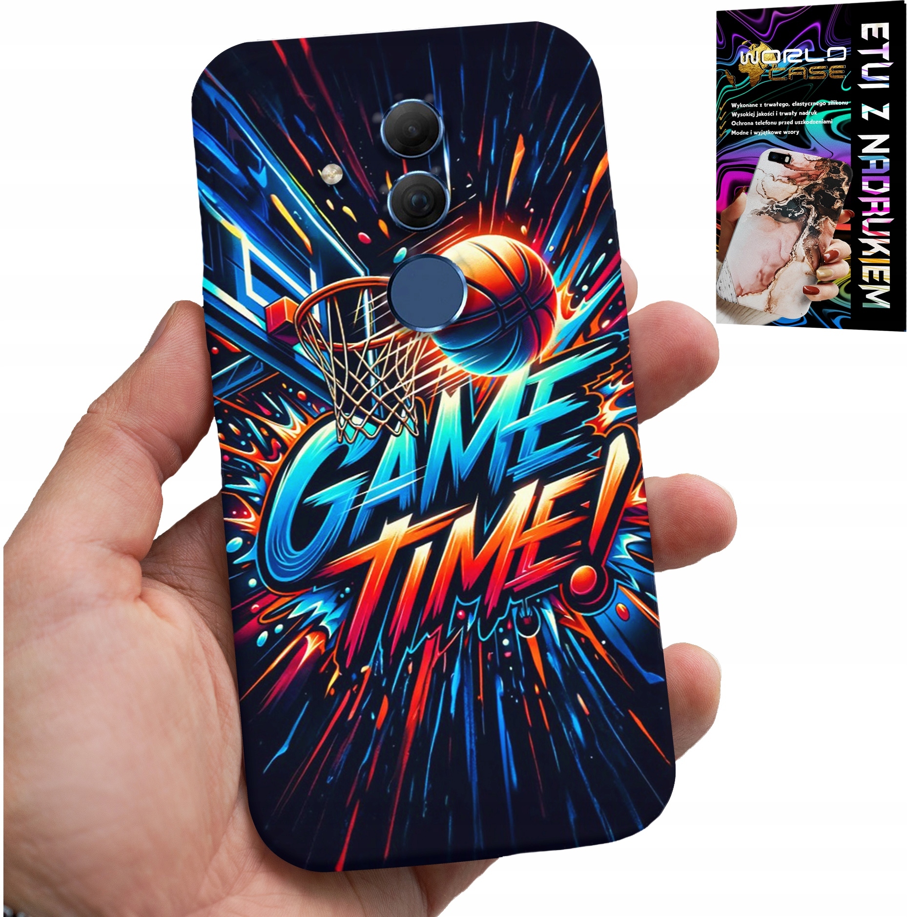 ETUI DO HUAWEI MATE 20 LITE - KOSZYKÓWKA NBA FAN 23 GAME TIME, OBUDOWA
