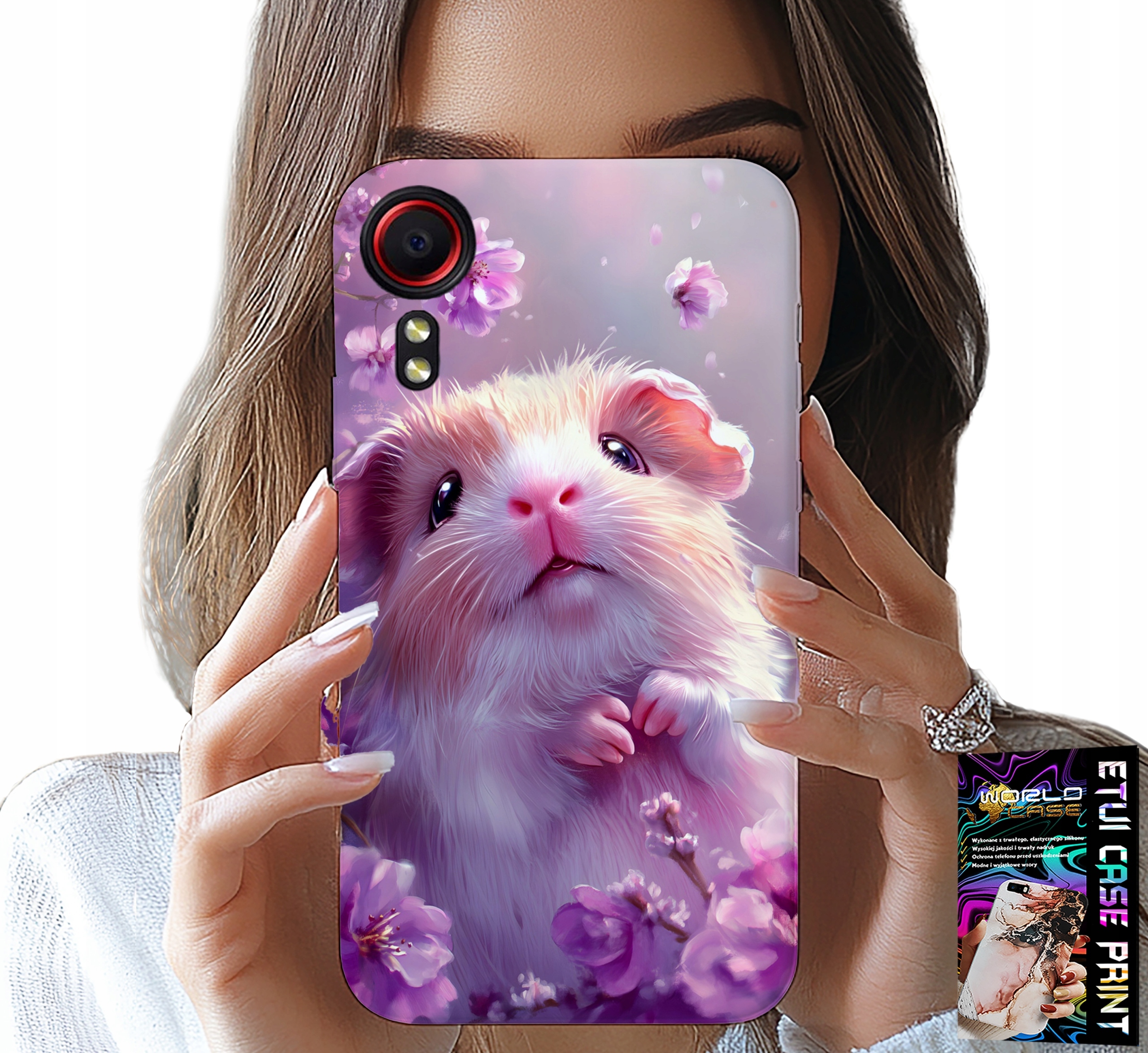 ETUI DO SAMSUNG GALAXY XCOVER 5 - SŁODKI CHOMIK, GRYZONIE WZORY DLA DZIECI