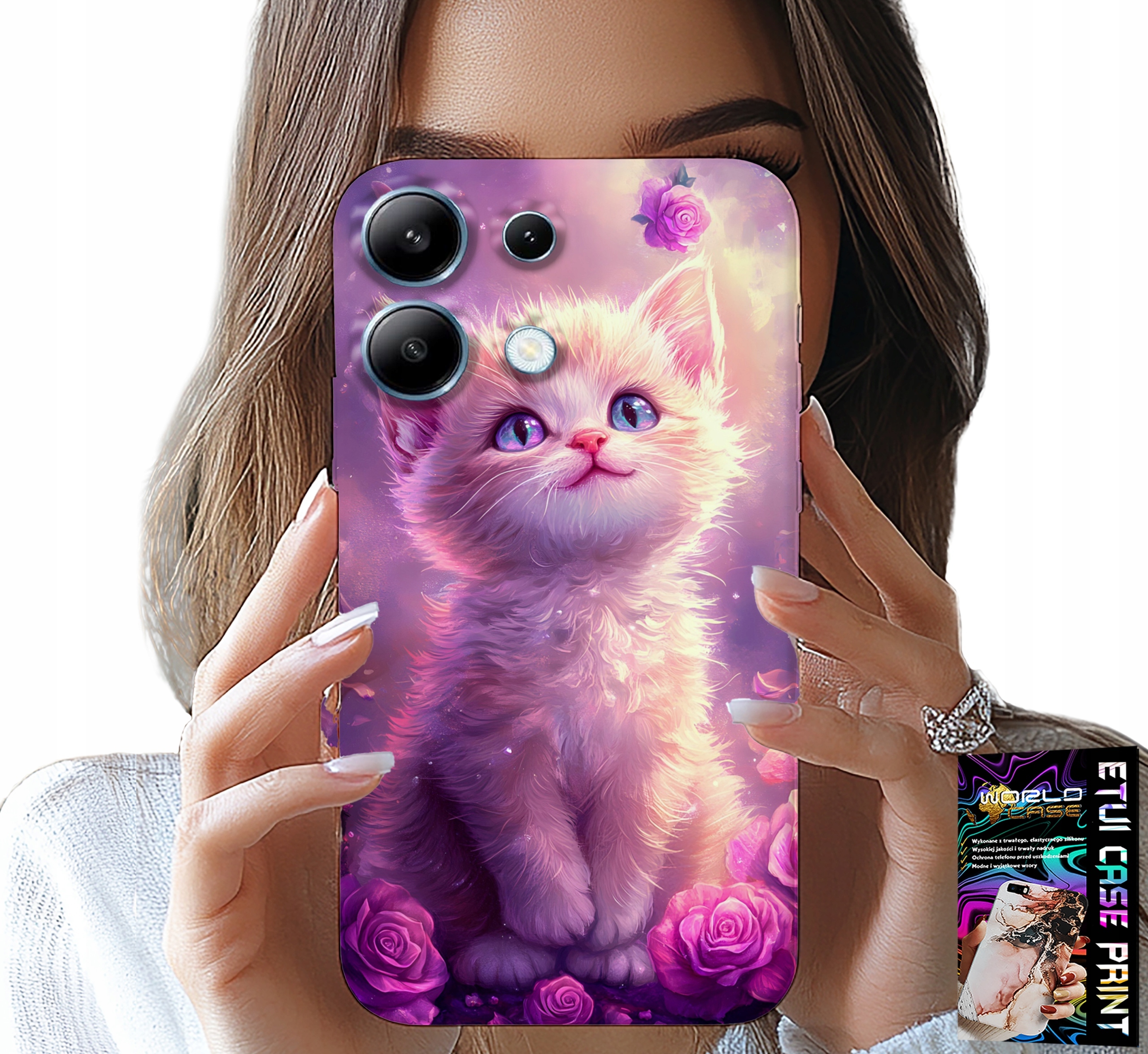 ETUI DO XIAOMI NOTE 14S - SŁODKI KOTEK, KOT, WZORY ZE ZWIERZĘTAMI