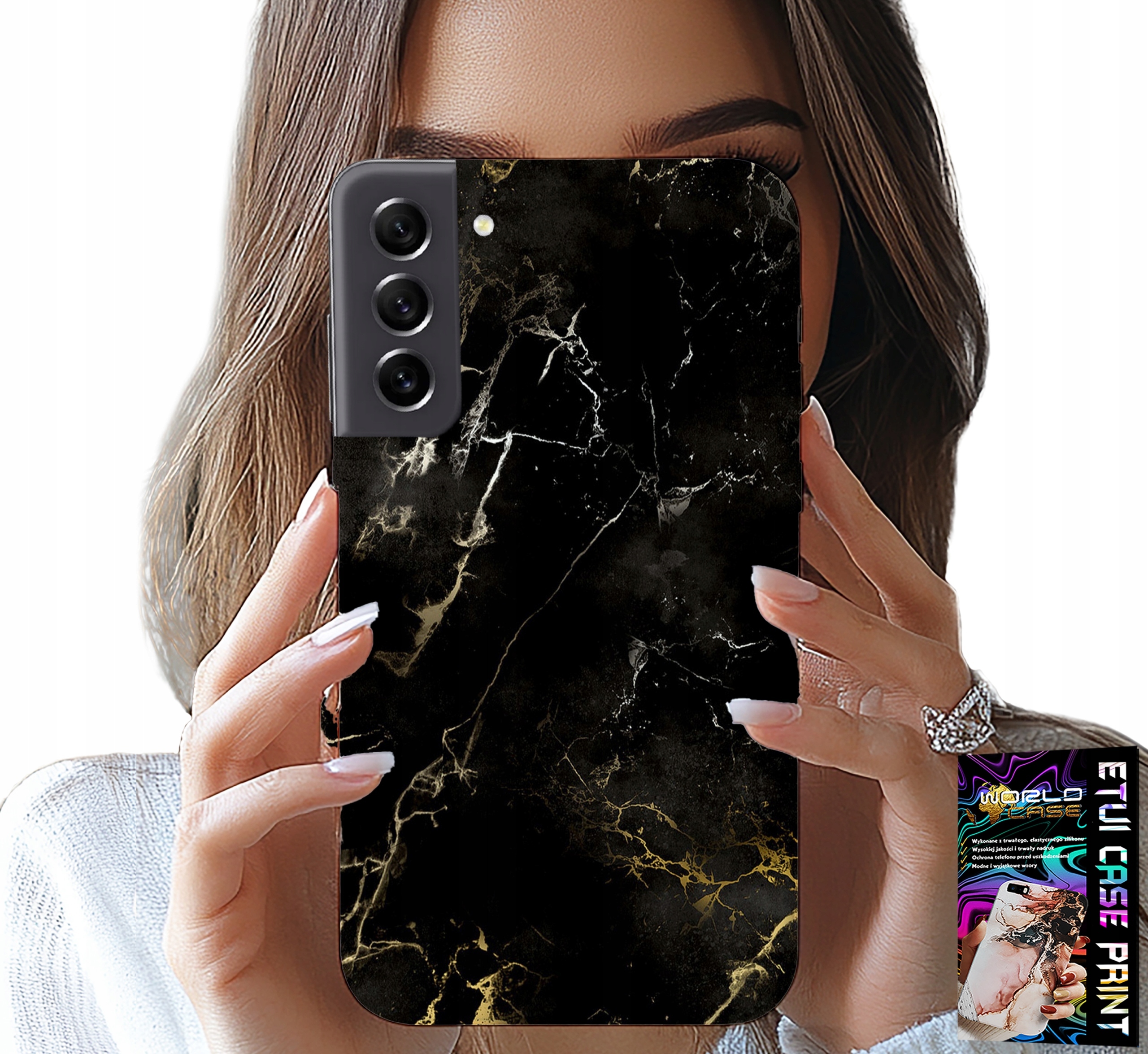 ETUI DO SAMSUNG GALAXY S21 - KAMIENNE ELEGANCKIE WZORY FUTERAŁ CASE