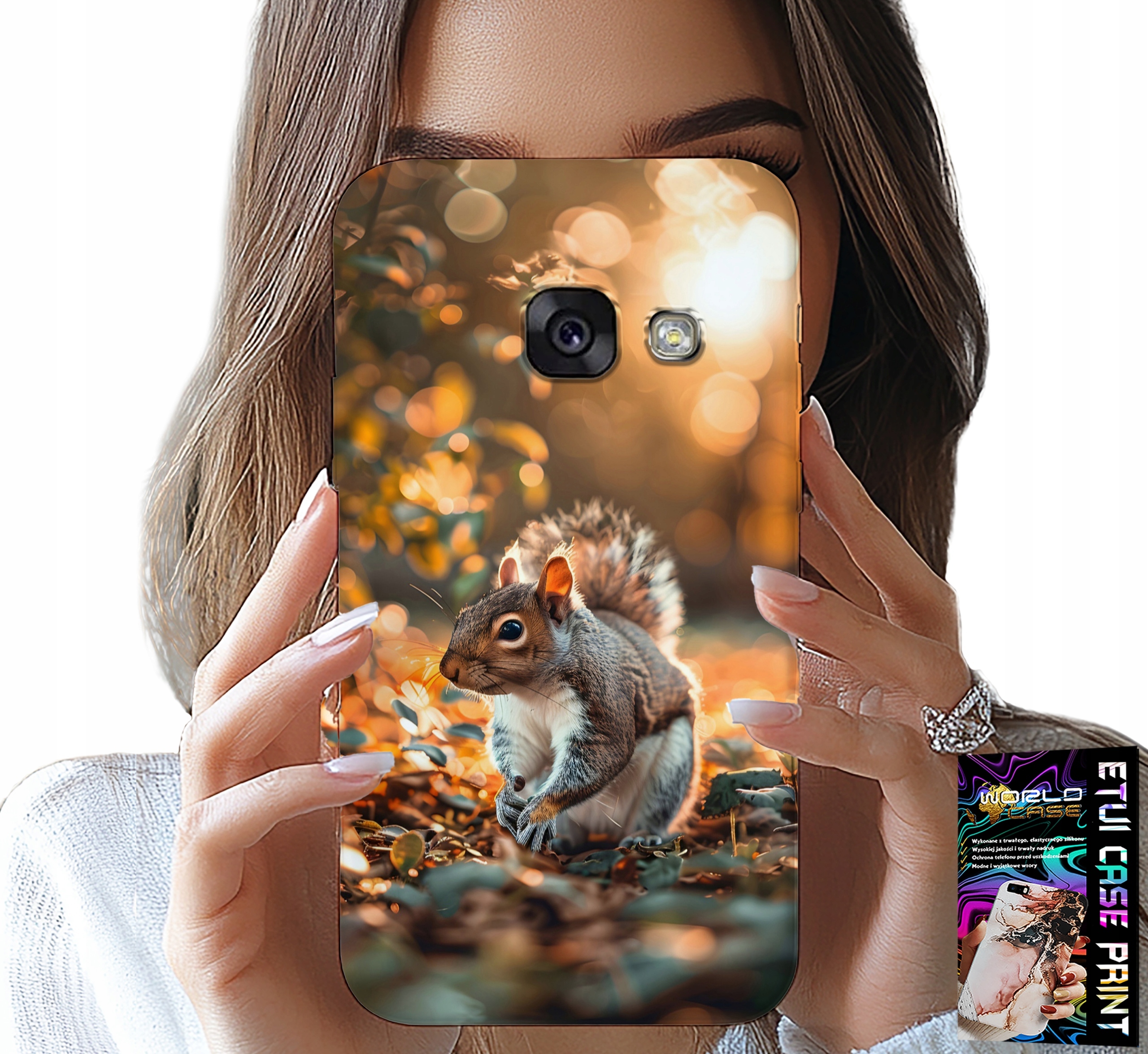 ETUI DO SAMSUNG A5 2017 - SŁODKA WIEWIÓRKA, CASE Z WŁASNYM MOTYWEM