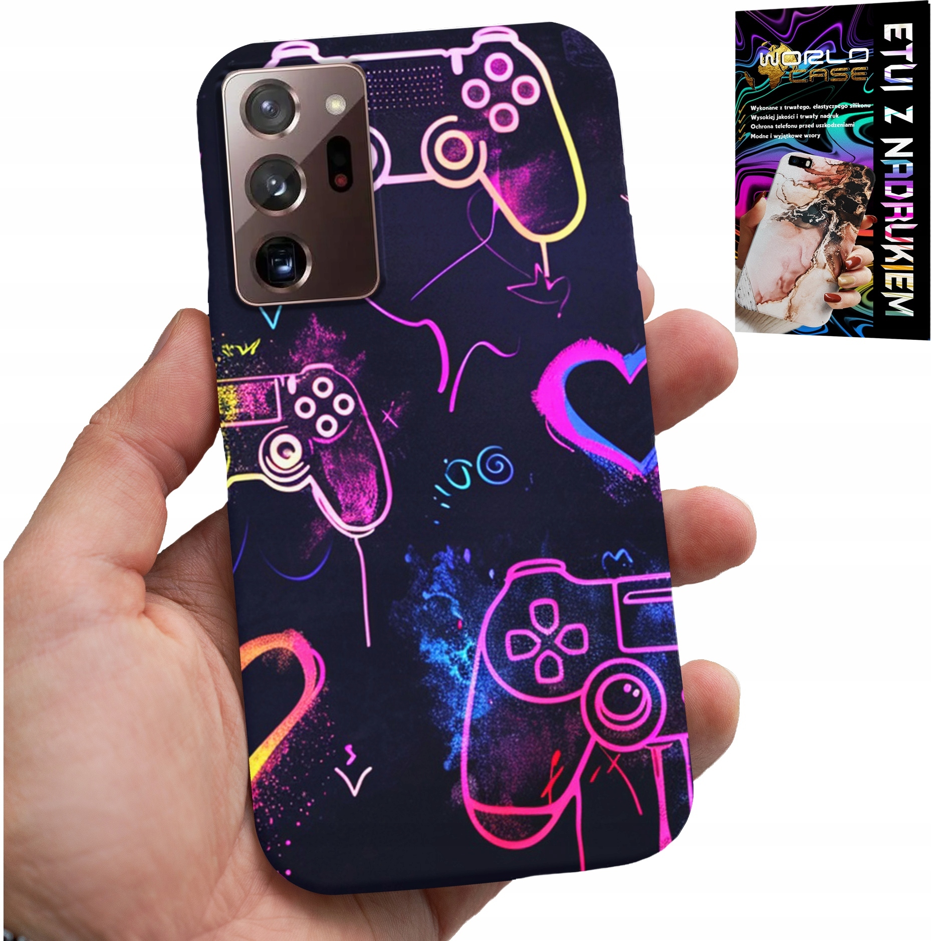 ETUI DO SAMSUNG NOTE 20 ULTRA - CASE DLA GRACZA, GRA, WZORY DLA GAMERA