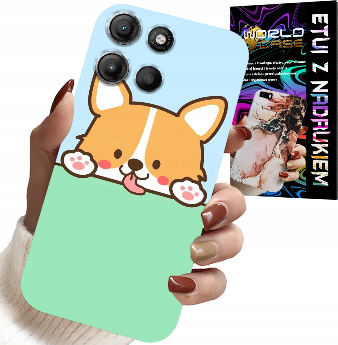 ETUI DO MOTOROLA MOTO G15 - SŁODKI PIESEK WZORY Z BAJEK POKROWIEC