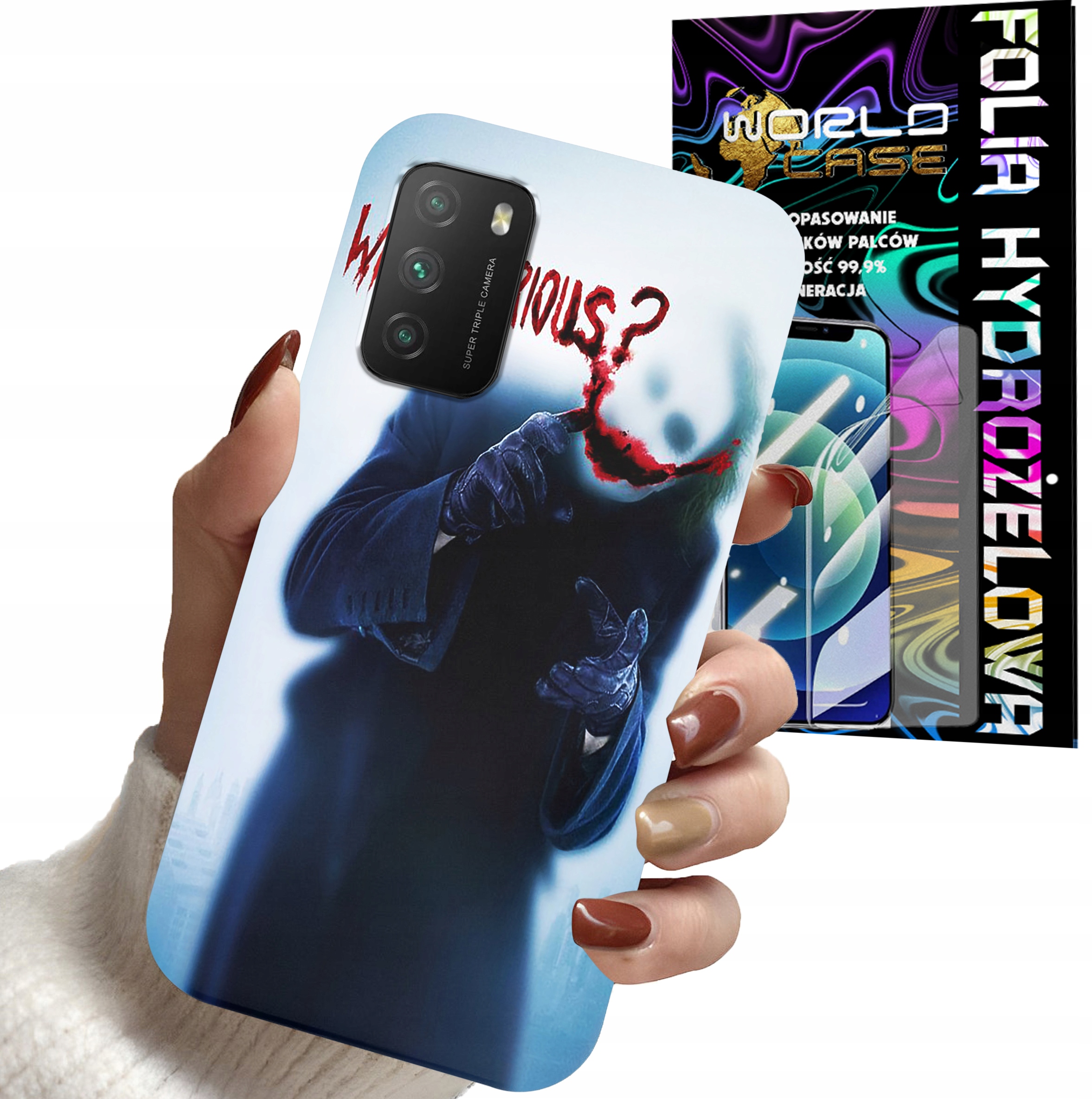 ETUI DO XIAOMI POCO M3 - JOKER FILMY SERIALE OBUDOWA + FOLIA