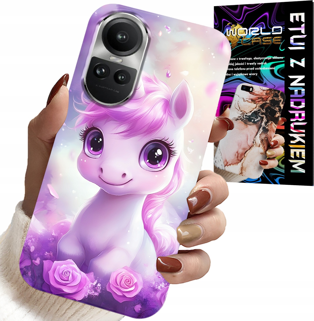 ETUI DO OPPO RENO10 PRO 5G - SŁODKI JEDNOROŻEC, WZORY DLA DZIECI CASE