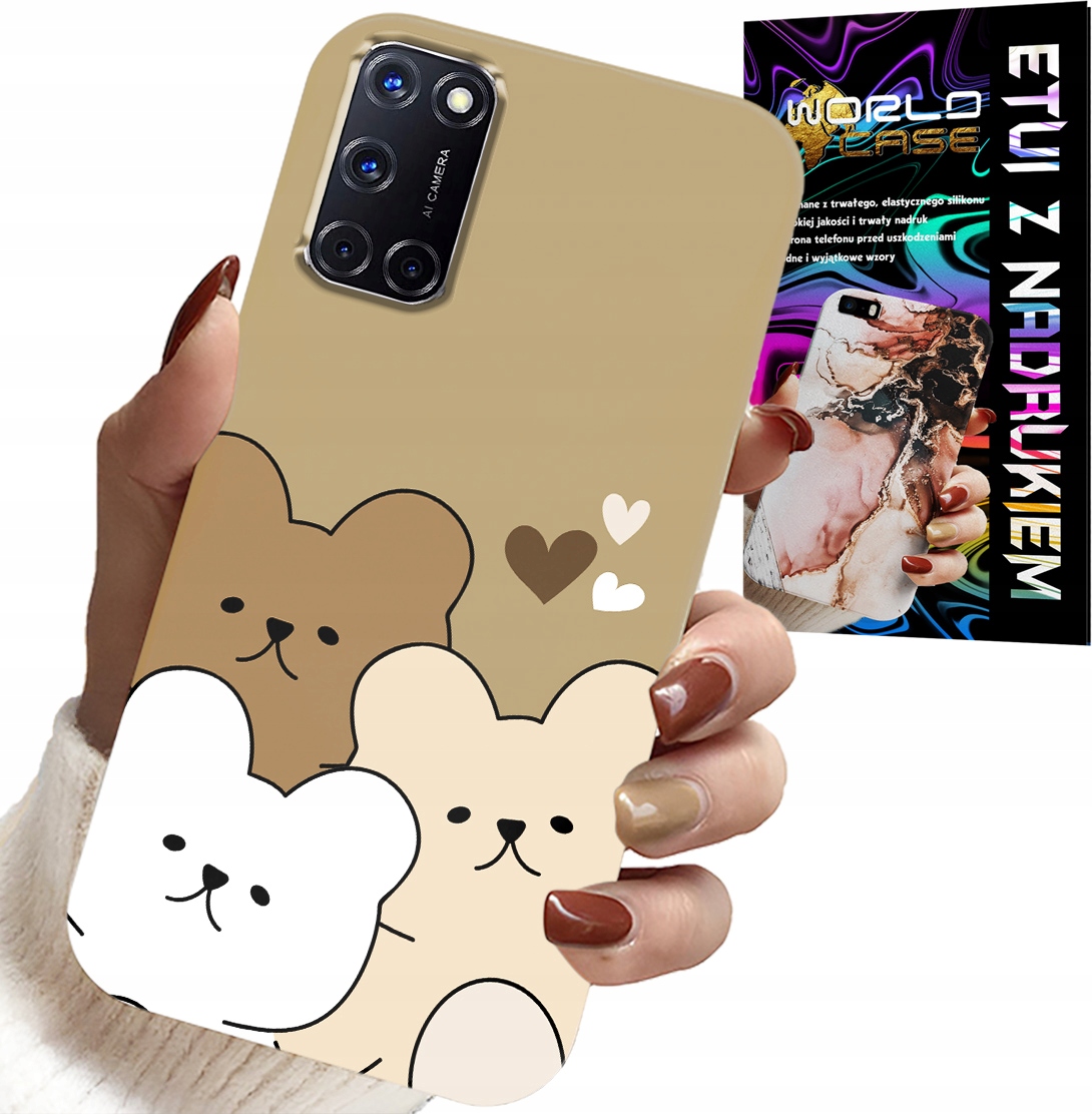 ETUI DO OPPO A52 - MIŚ, MISIE WZORY DLA NAJMŁODSZYCH DZIECI