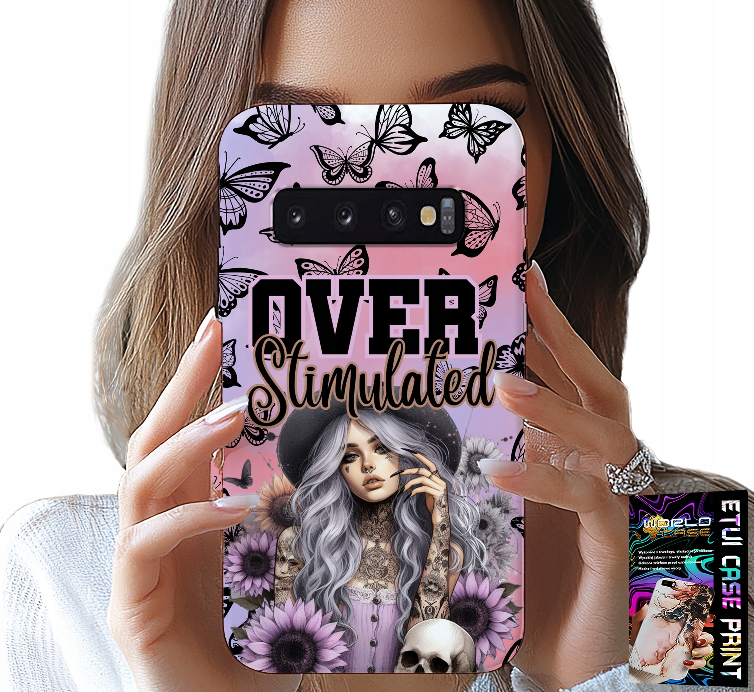 ETUI DO SAMSUNG GALAXY S10 - OVER STIMULATED, NASTOLETNIE WZORY, CASE