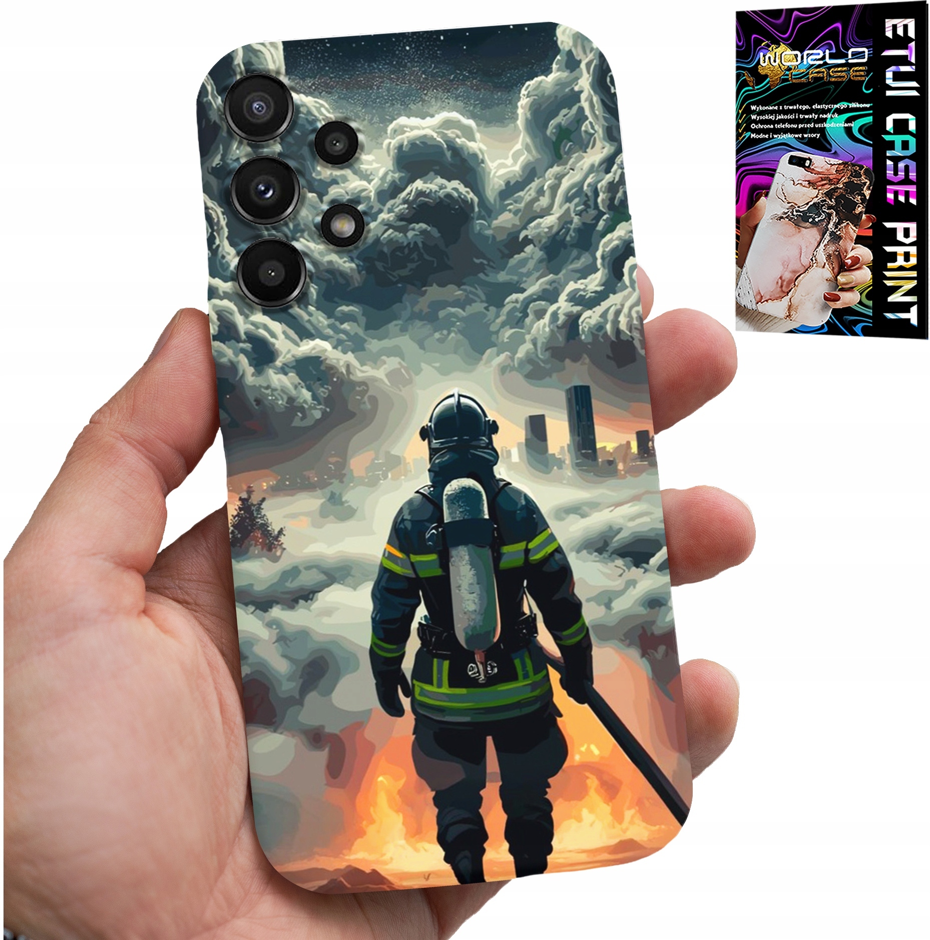 ETUI DO SAMSUNG GALAXY A32 4G - STRAŻ POŻARNA POŻAR STRAŻAK OBUDOWA CASE