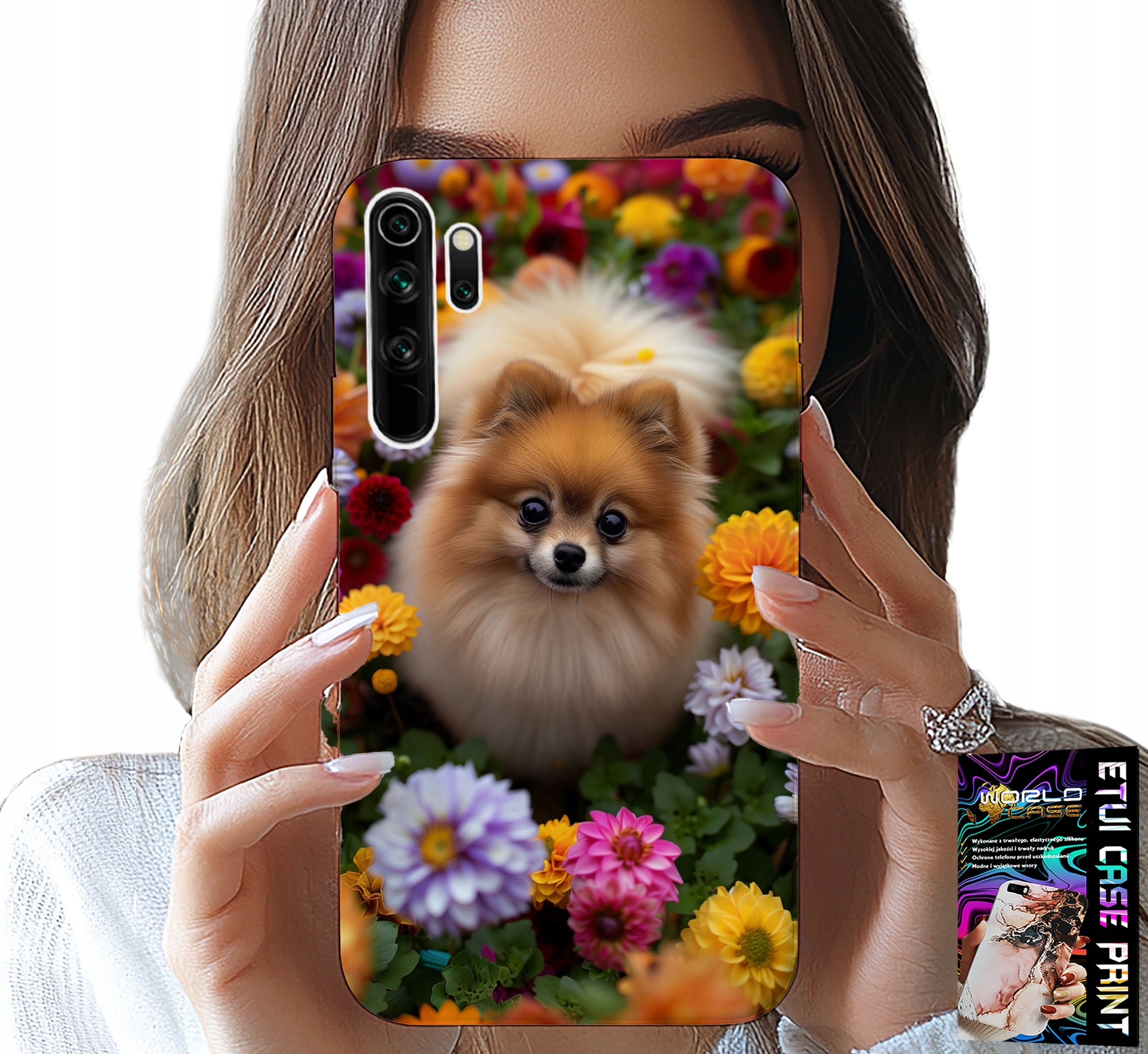 ETUI DO XIAOMI NOTE 8 - SŁODKI PIESEK, POMERANIAN CASE + FOLIA