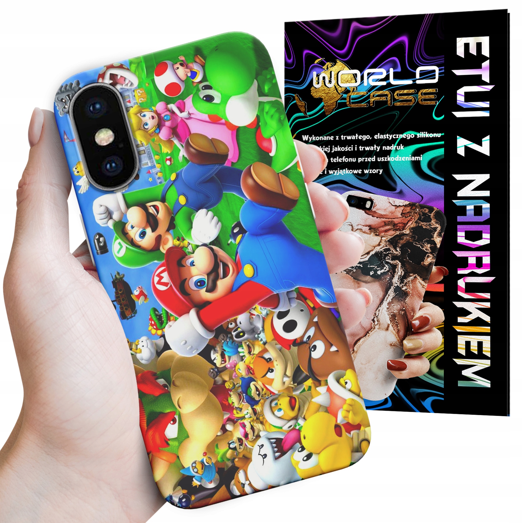 ETUI CASE DO IPHONE XS MAX - SUPER MARIO BROS BAJKI WZORY WYBÓR