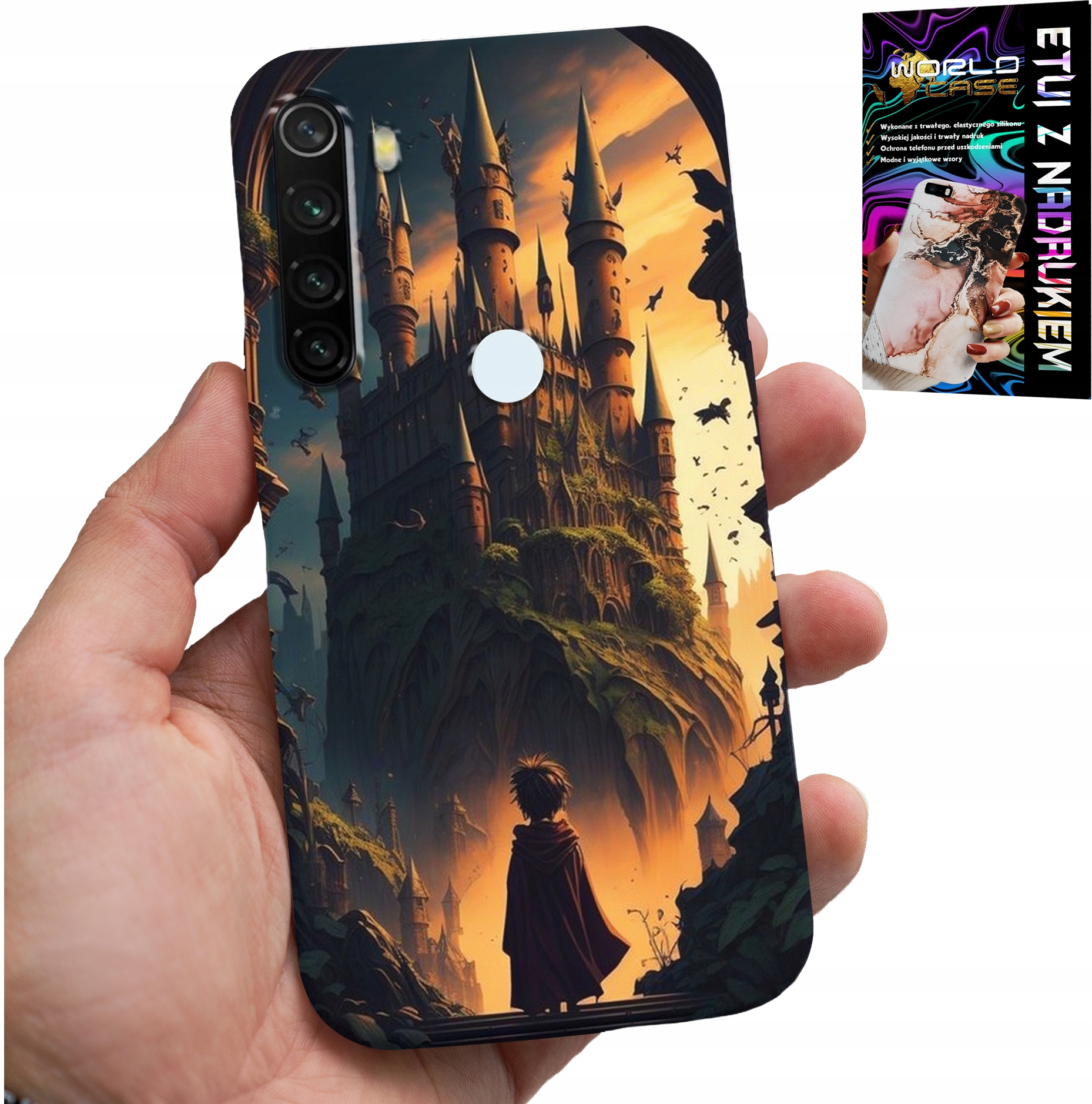 ETUI DO XIAOMI NOTE 8T - CASE DLA FANA MAGII MAGÓW RÓŻDŻKA ZAMEK