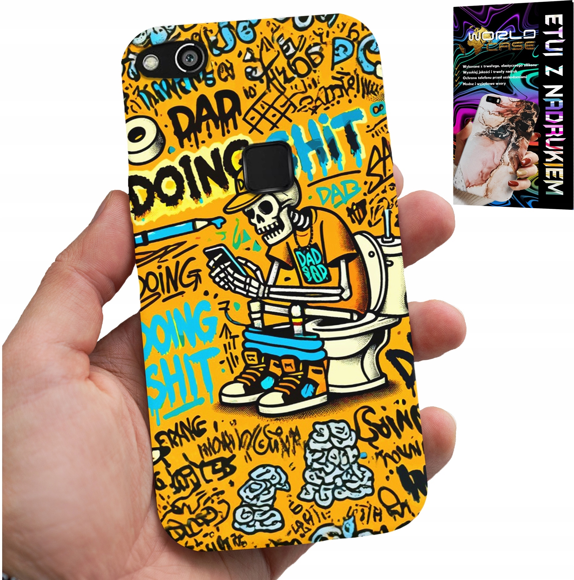 ETUI DO HUAWEI P9 LITE 2016 - DOING SHIT KOŚCIOTRUP NA KIBLU CASE