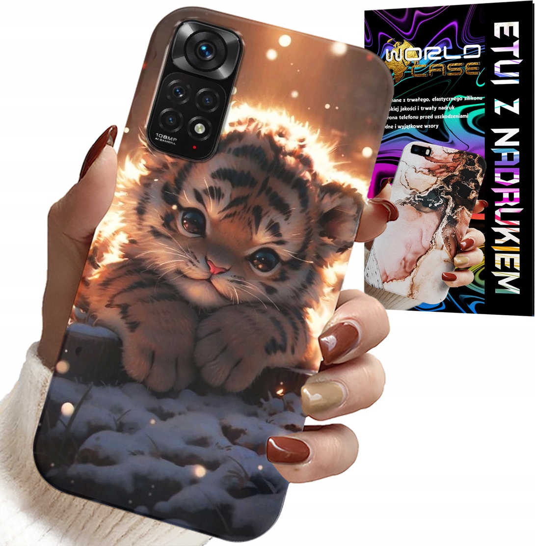 ETUI DO XIAOMI NOTE 11 PRO - Z NADRUKIEM SŁODKI TYGRYSEK OBUDOWA CASE