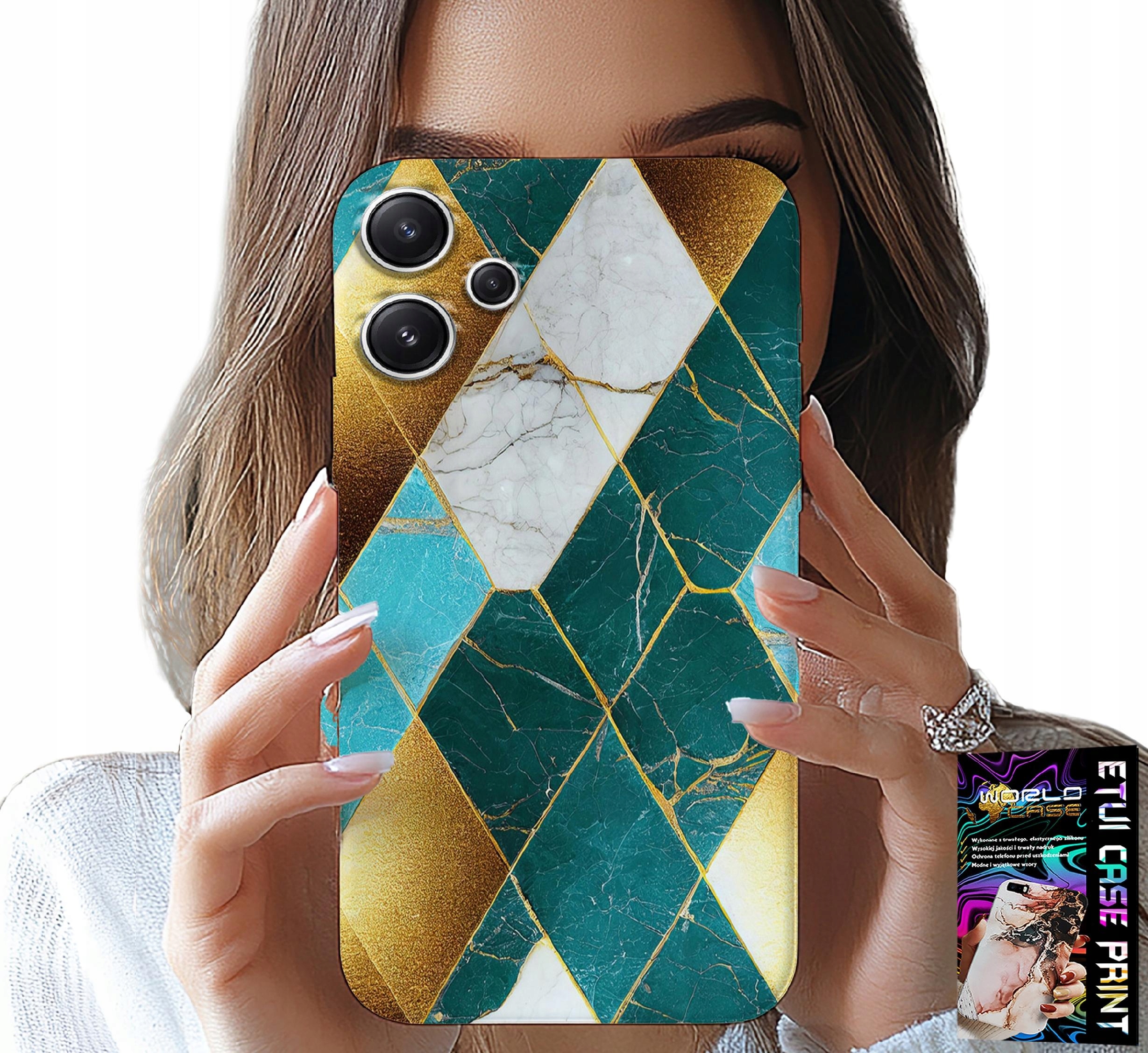 ETUI DO XIAOMI NOTE 13 PRO+ - ELEGANCKIE MODNE WZORY CASE + FOLIA