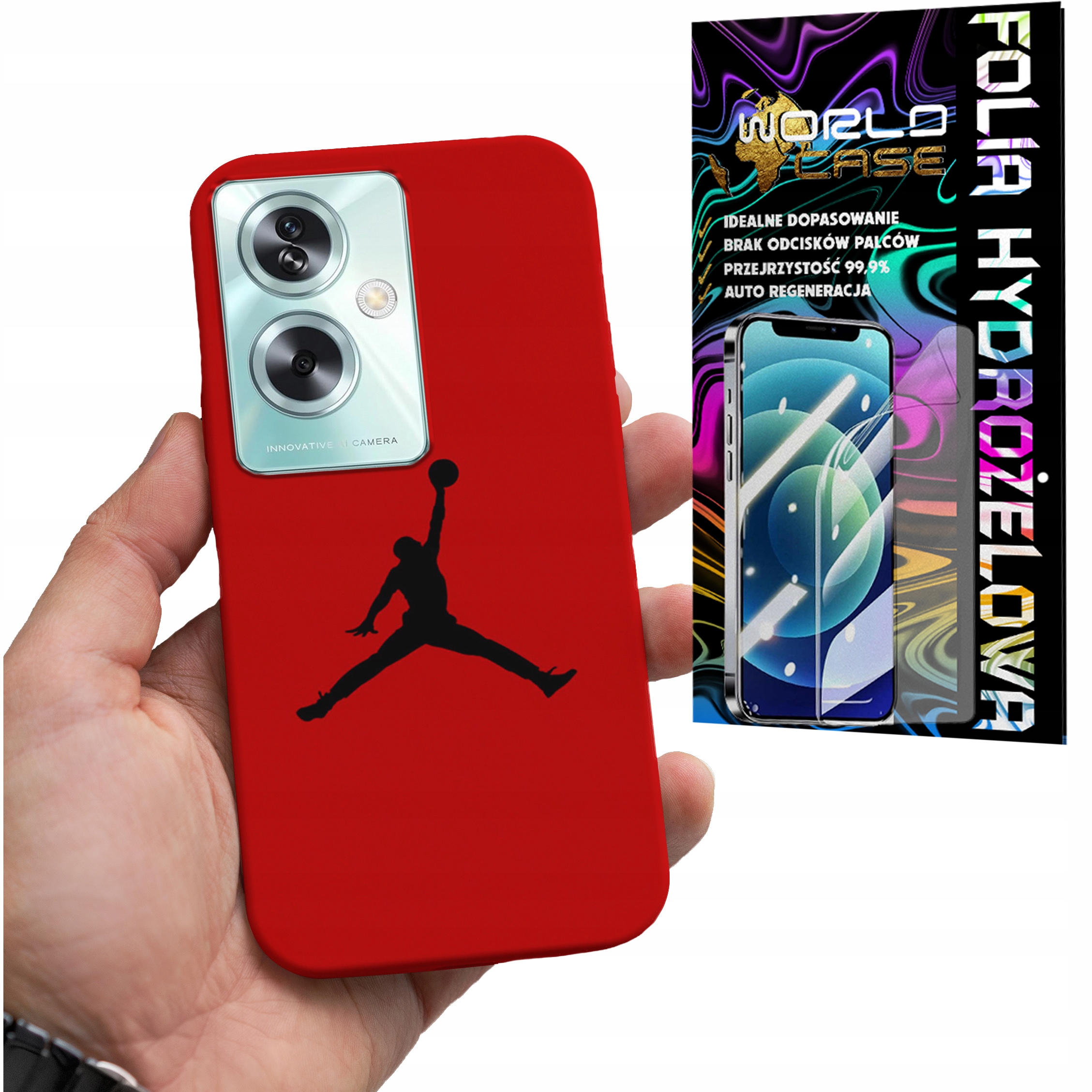 ETUI DO OPPO A79 5G - KOSZYKÓWKA WZORY DLA FANÓW NBA + FOLIA