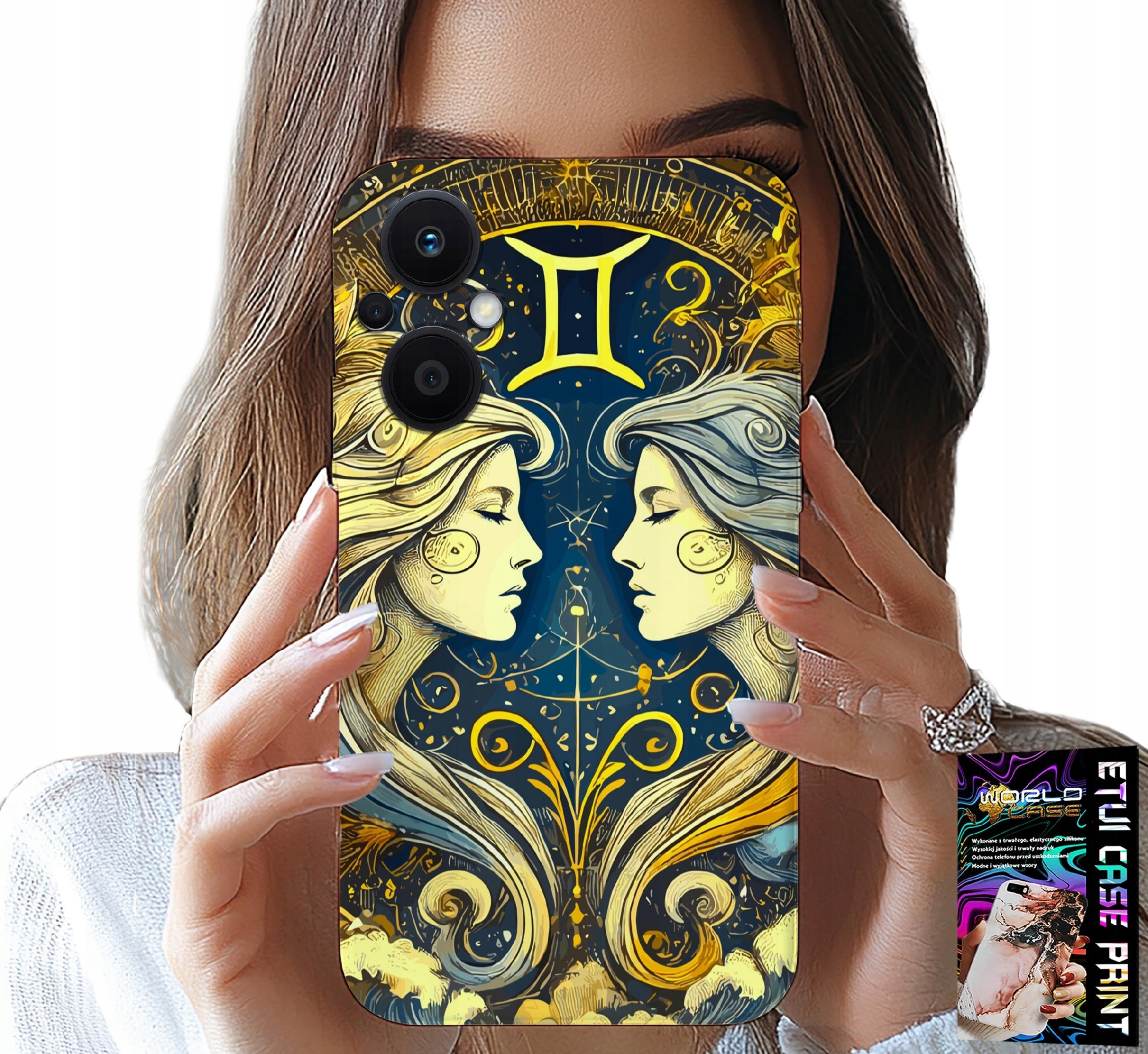 ETUI DO OPPO RENO7 LITE 5G - ZNAK ZODIAKU, BLIŹNIĘTA ASTRONOMIA CASE