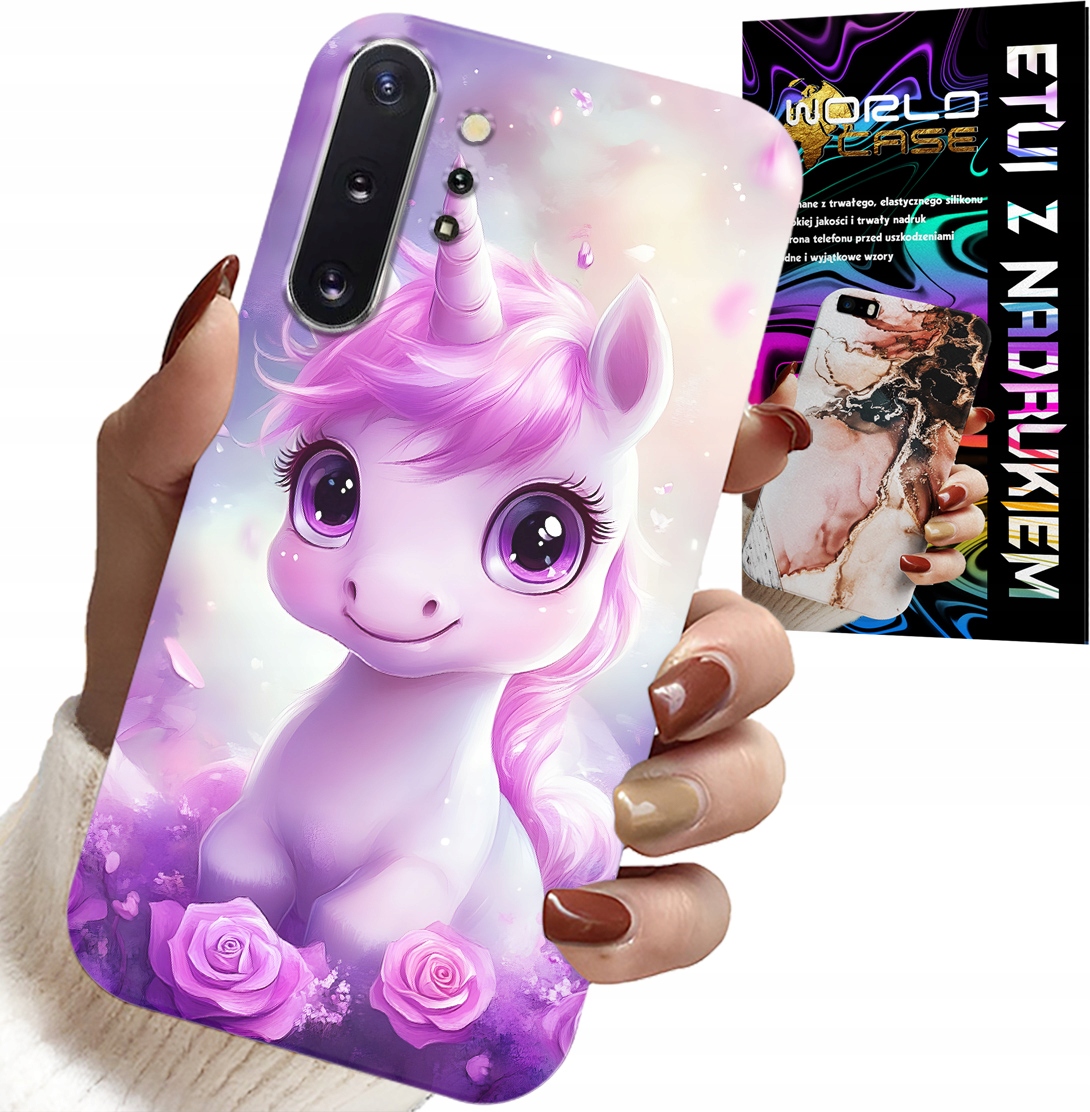 ETUI DO SAMSUNG NOTE 10 PLUS - SŁODKI JEDNOROŻEC, WZORY DLA DZIECI CASE