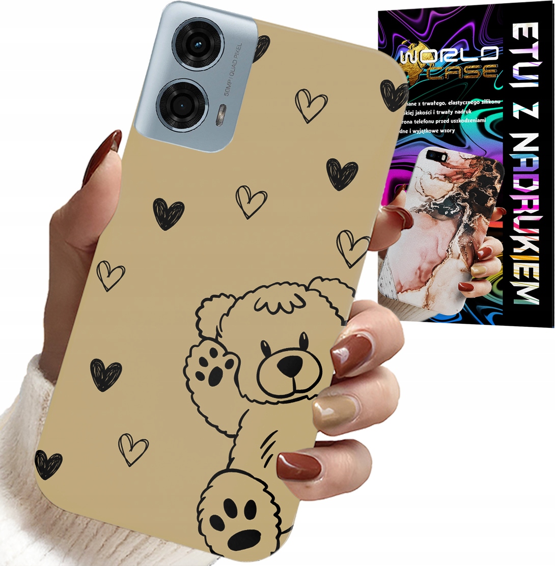 ETUI DO MOTOROLA G34 5G - MIŚ PRO MAXZAK WZORY DLA NAJMŁODSZYCH CASE