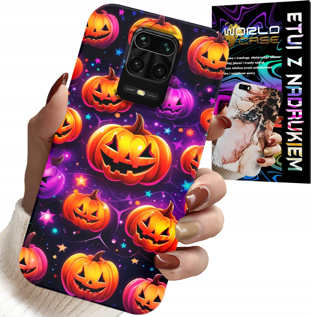 ETUI DO XIAOMI NOTE 9 PRO / 9S - HALLOWEEN, SALEM, STRASZNE DYNIE, WZORY