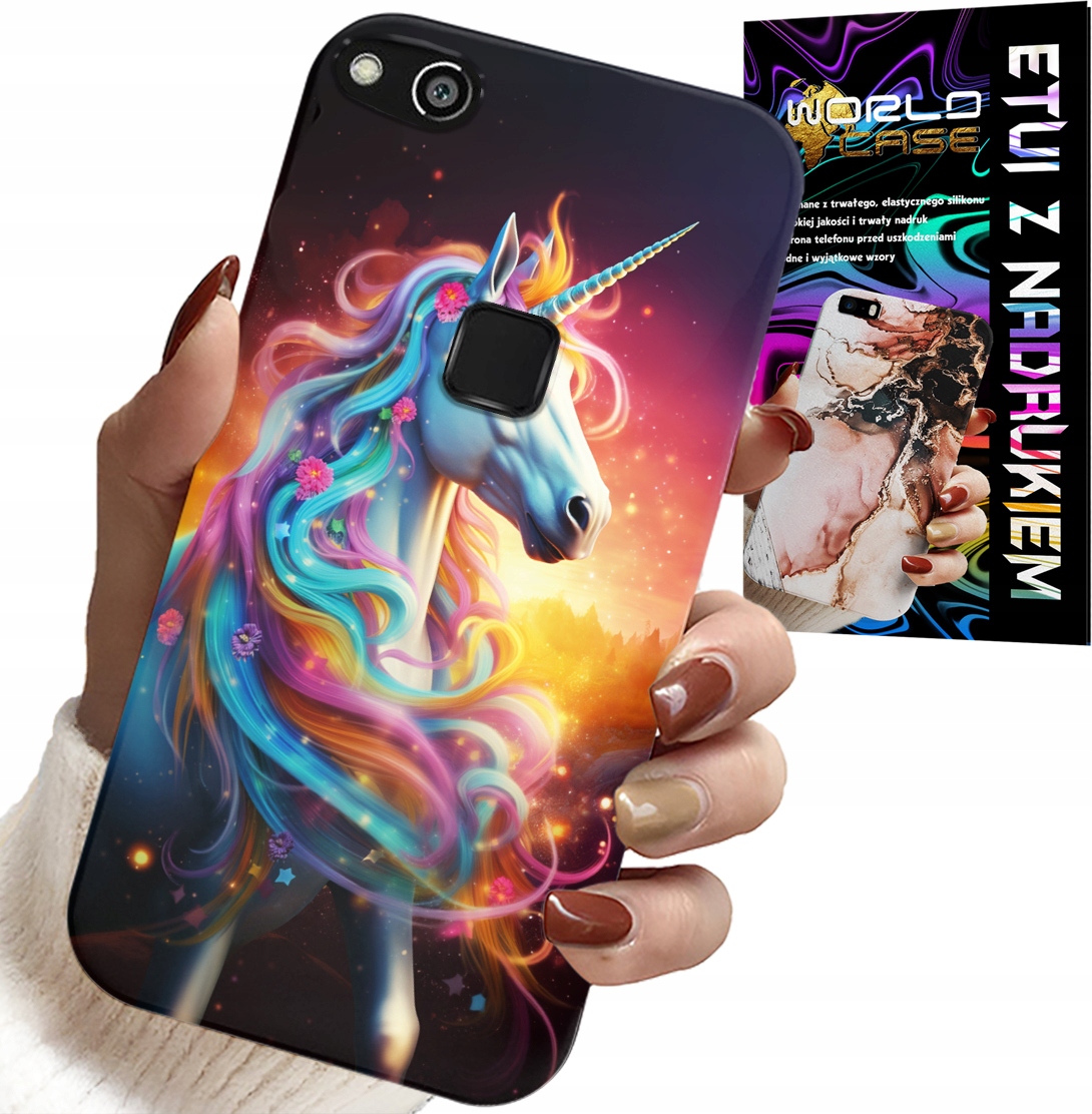 ETUI DO HUAWEI P9 LITE 2016 - JEDNOROŻEC WZORY DLA DZIEWCZYNEK PREZENT