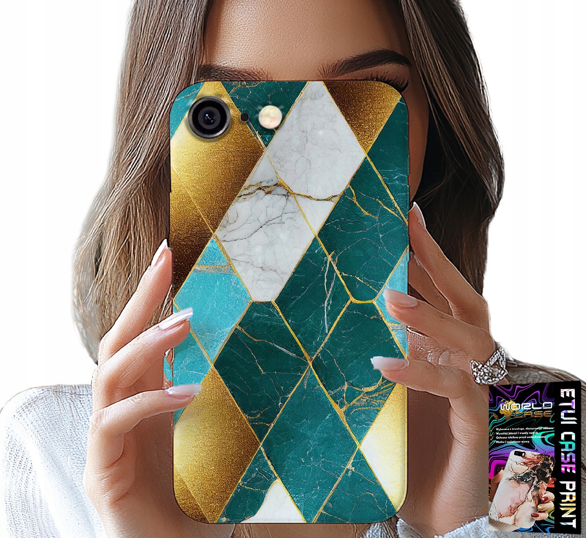 ETUI DO IPHONE 6 / 6S - ELEGANCKIE MODNE WZORY CASE + FOLIA