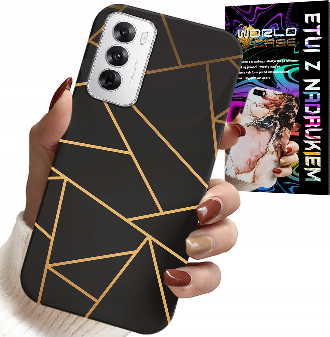 ETUI DO OPPO RENO12 5G - ELEGANCKIE MODNE WZORY OBUDOWA CASE
