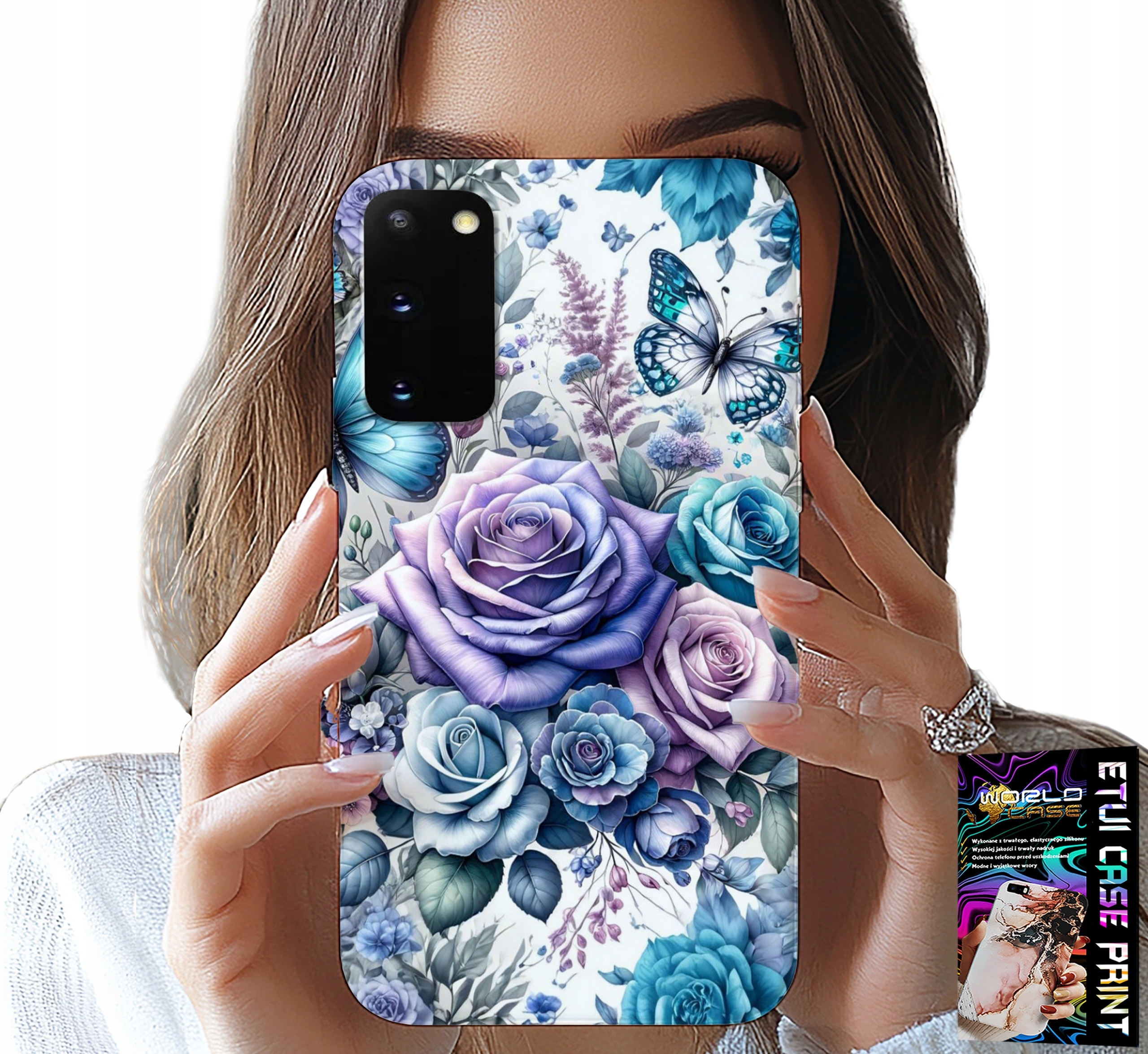 ETUI DO SAMSUNG GALAXY S20 - KWIECISTE WZORY RÓŻEKWIATKI CASE + FOLIA