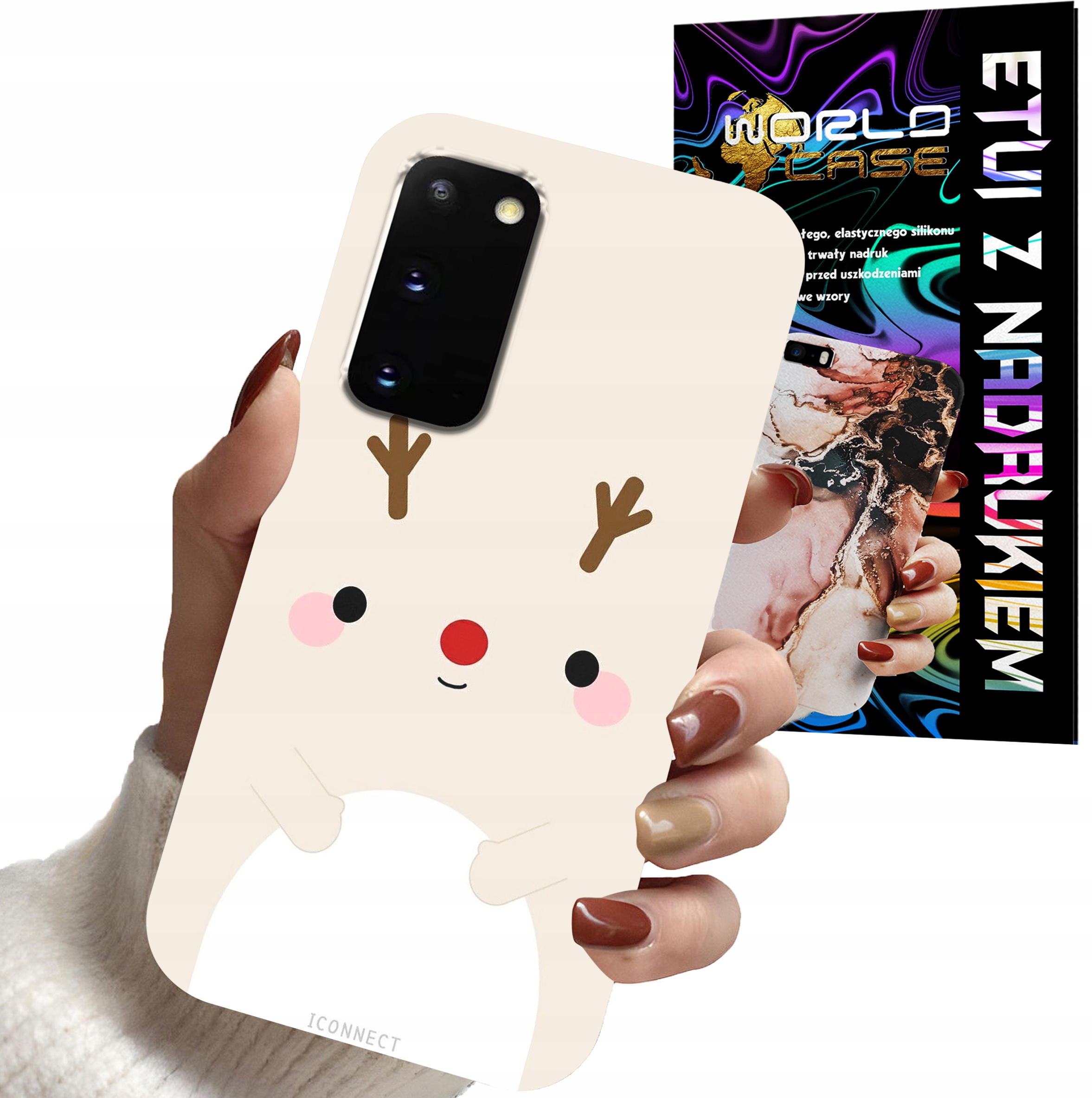 ETUI CASE DO SAMSUNG S20 - ŚWIĄTECZNE WZORY RENIFER MIKOŁAJ ŚWIĘTA