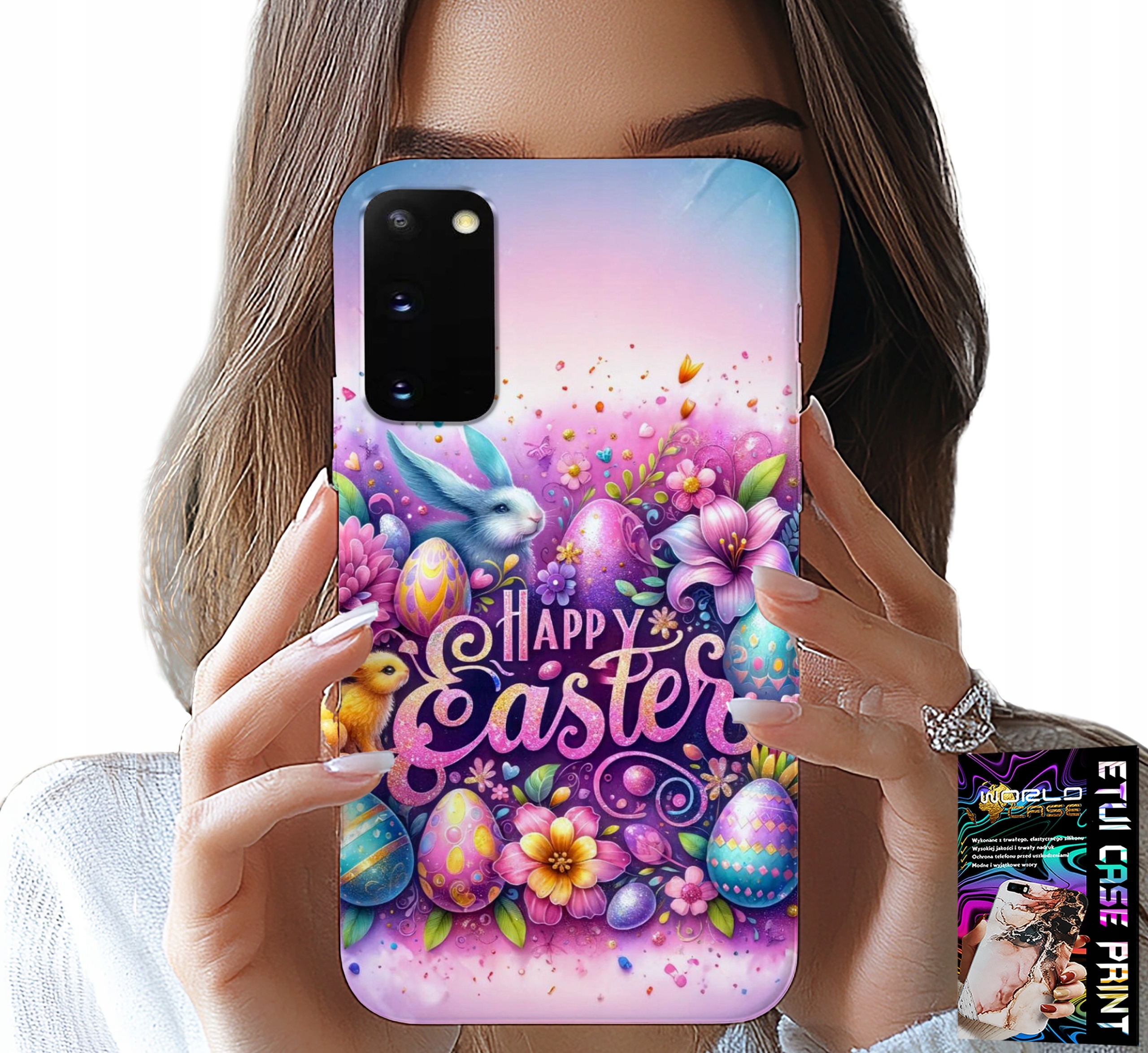 ETUI DO SAMSUNG GALAXY S20 - WESOŁEGO JAJKA, WIELKANOC, PISANKI JAJKA