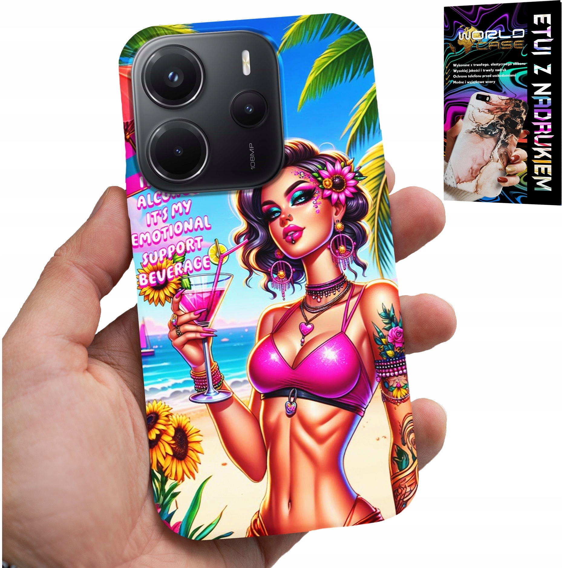 ETUI DO XIAOMI NOTE 14 4G - IT'S NOT ALCOHOL IT'S MY EMOTIONAL CASE