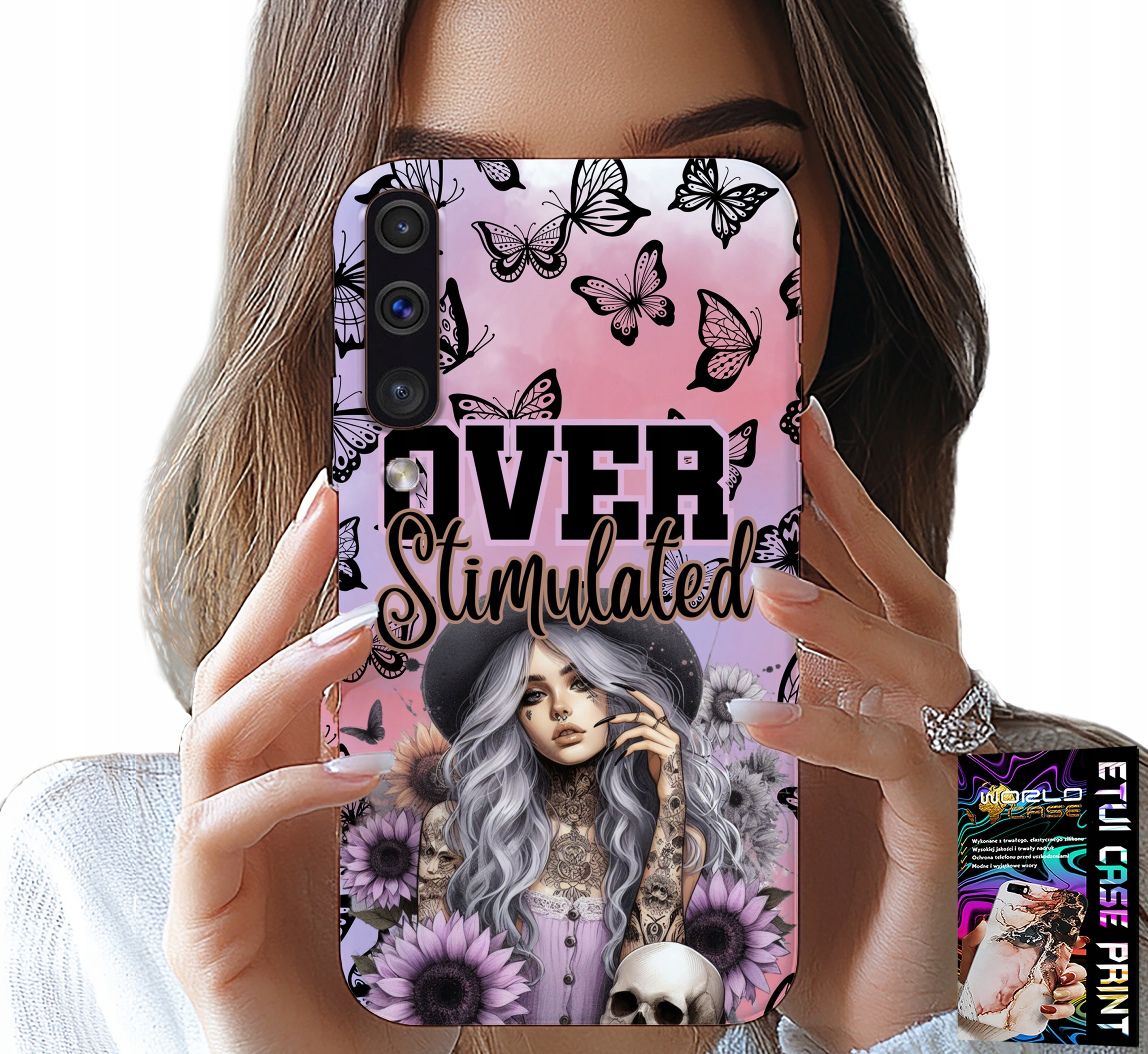 ETUI DO SAMSUNG GALAXY A70 - OVER STIMULATED, NASTOLETNIE WZORY, CASE