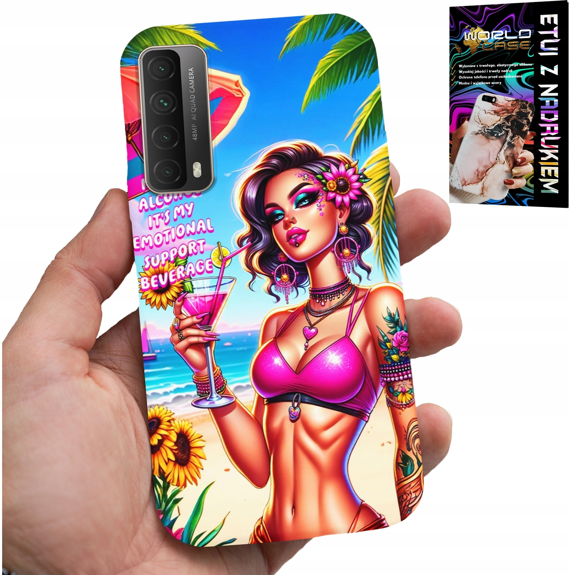 ETUI DO HUAWEI P SMART 2021 - IT'S NOT ALCOHOL IT'S MY EMOTIONAL CASE