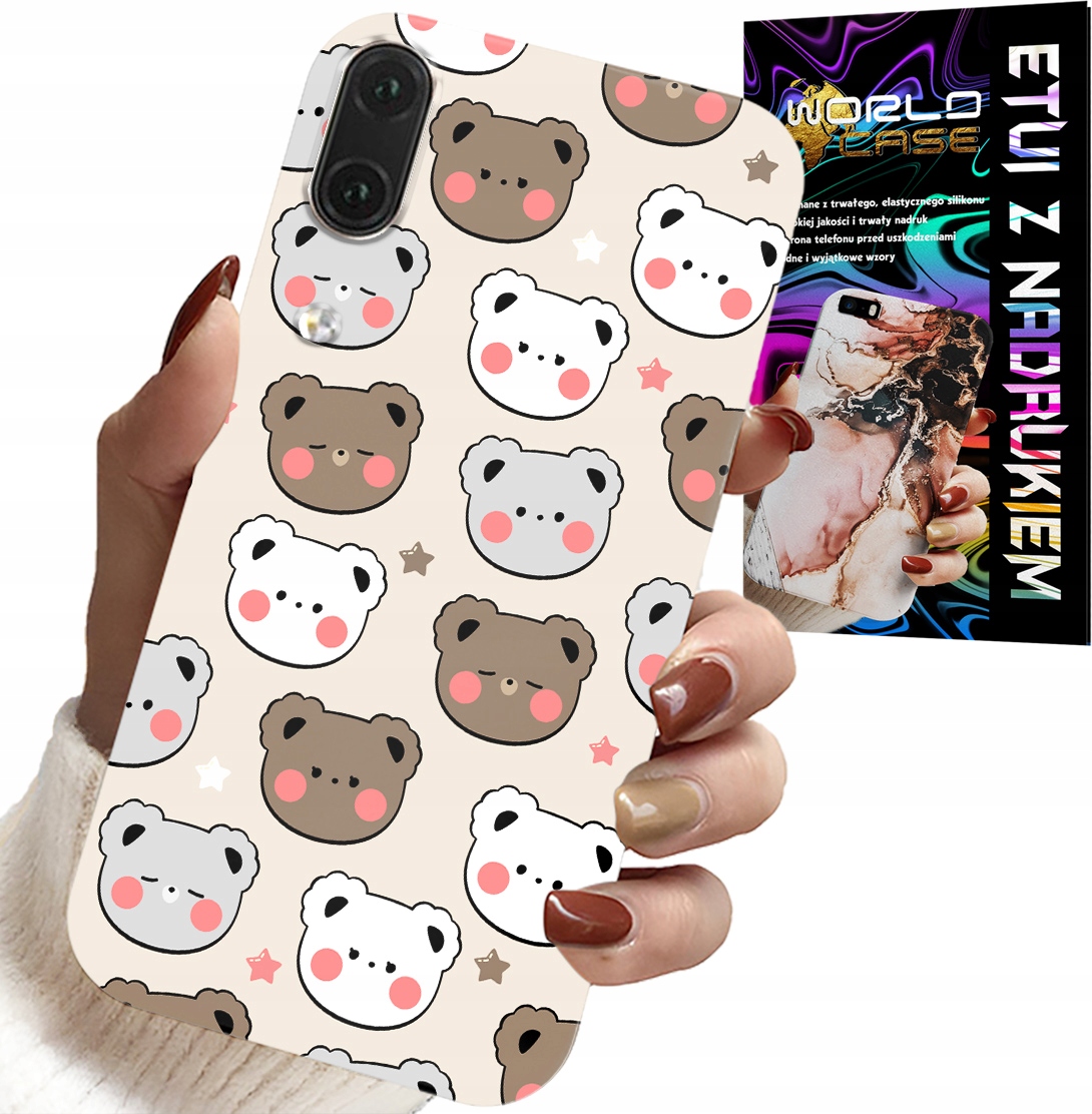ETUI DO HUAWEI P20 - MIŚ MISIE WZORY DLA NAJMŁODSZYCH + SZKŁO