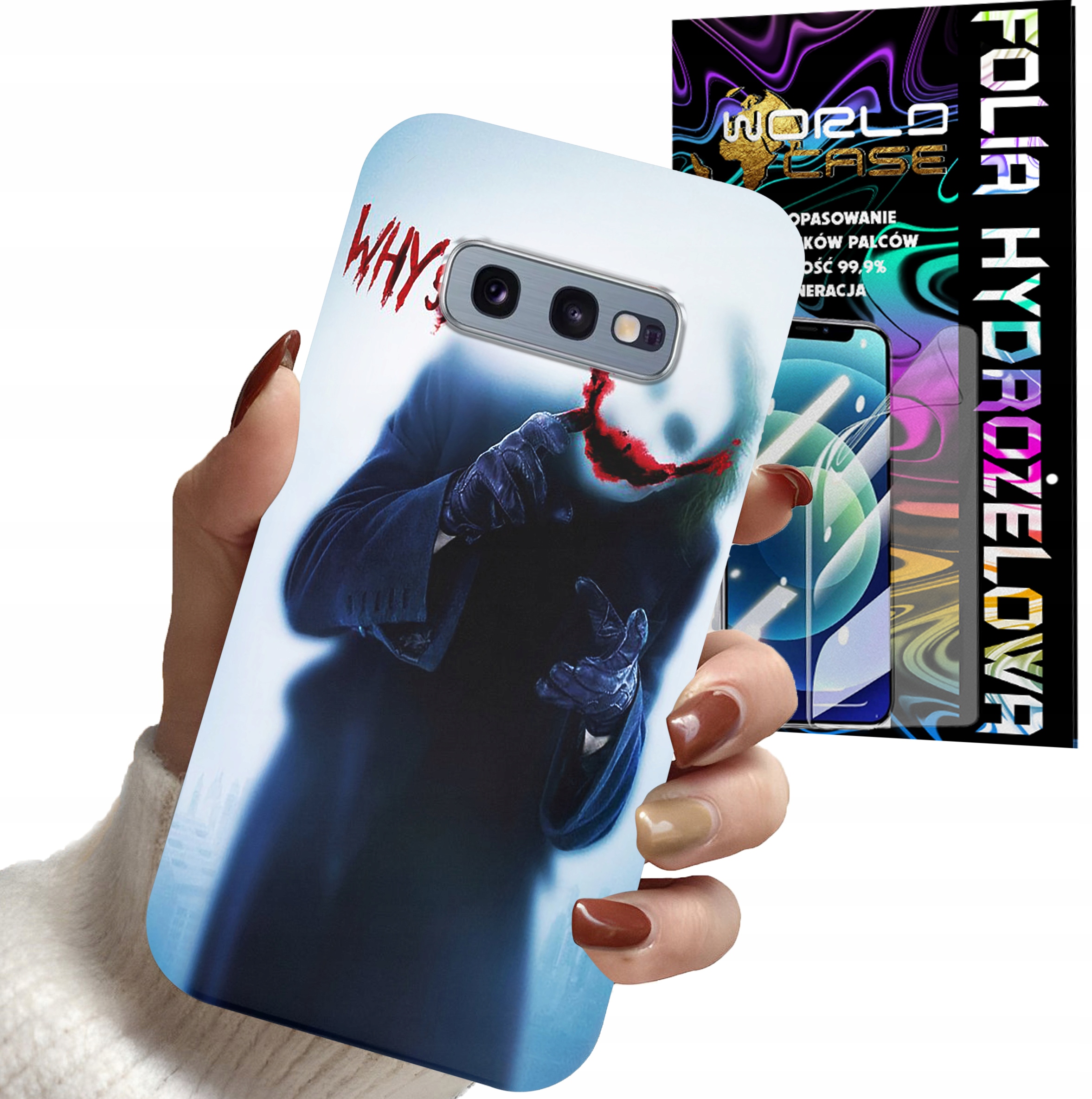 ETUI CASE DO SAMSUNG S10E - JOKER FILMY SERIALE OBUDOWA + FOLIA