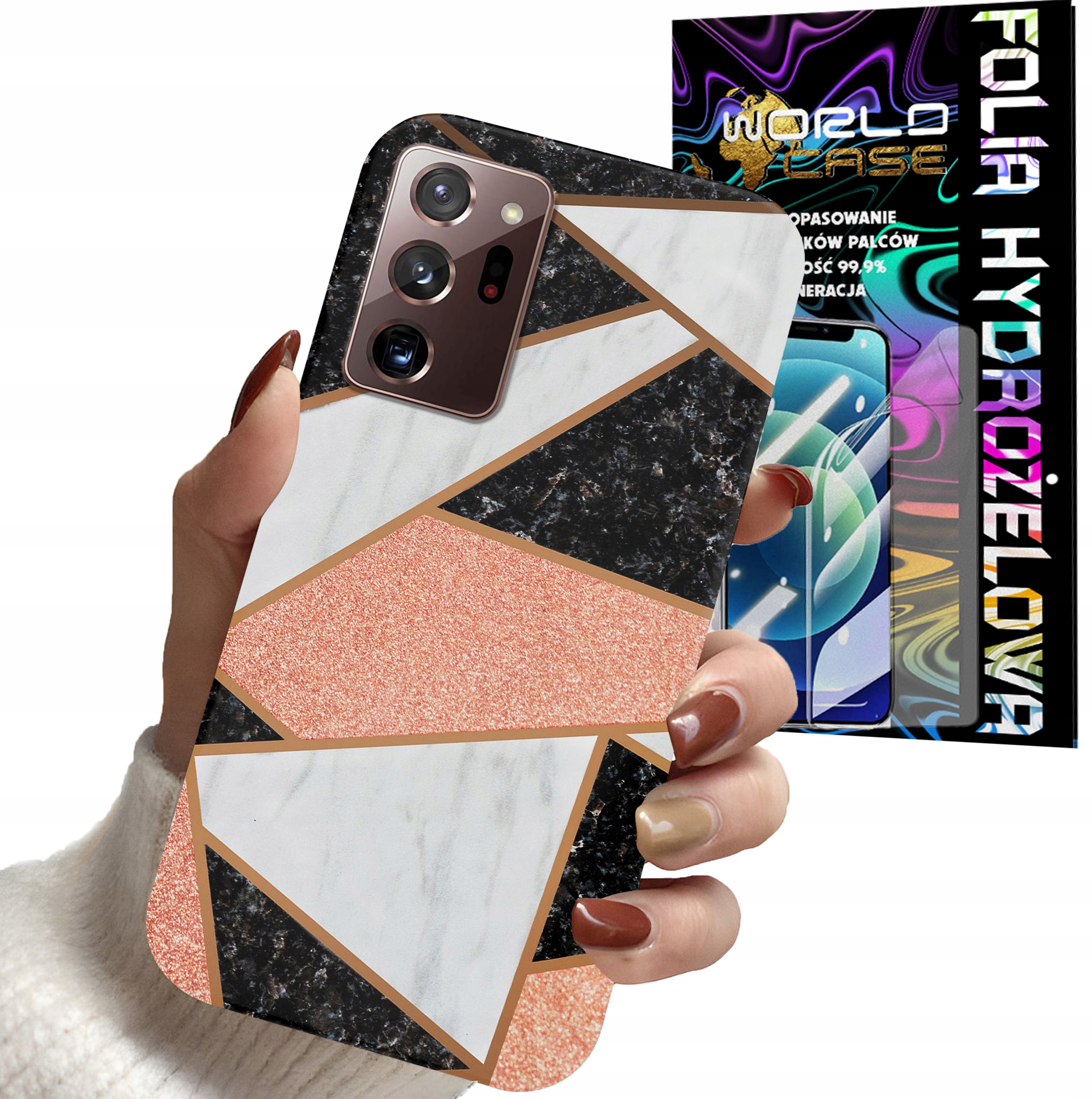 ETUI DO SAMSUNG NOTE 20 ultra - ELEGANCKIE MODNE WZORY DLA KOBIET + FOLIA